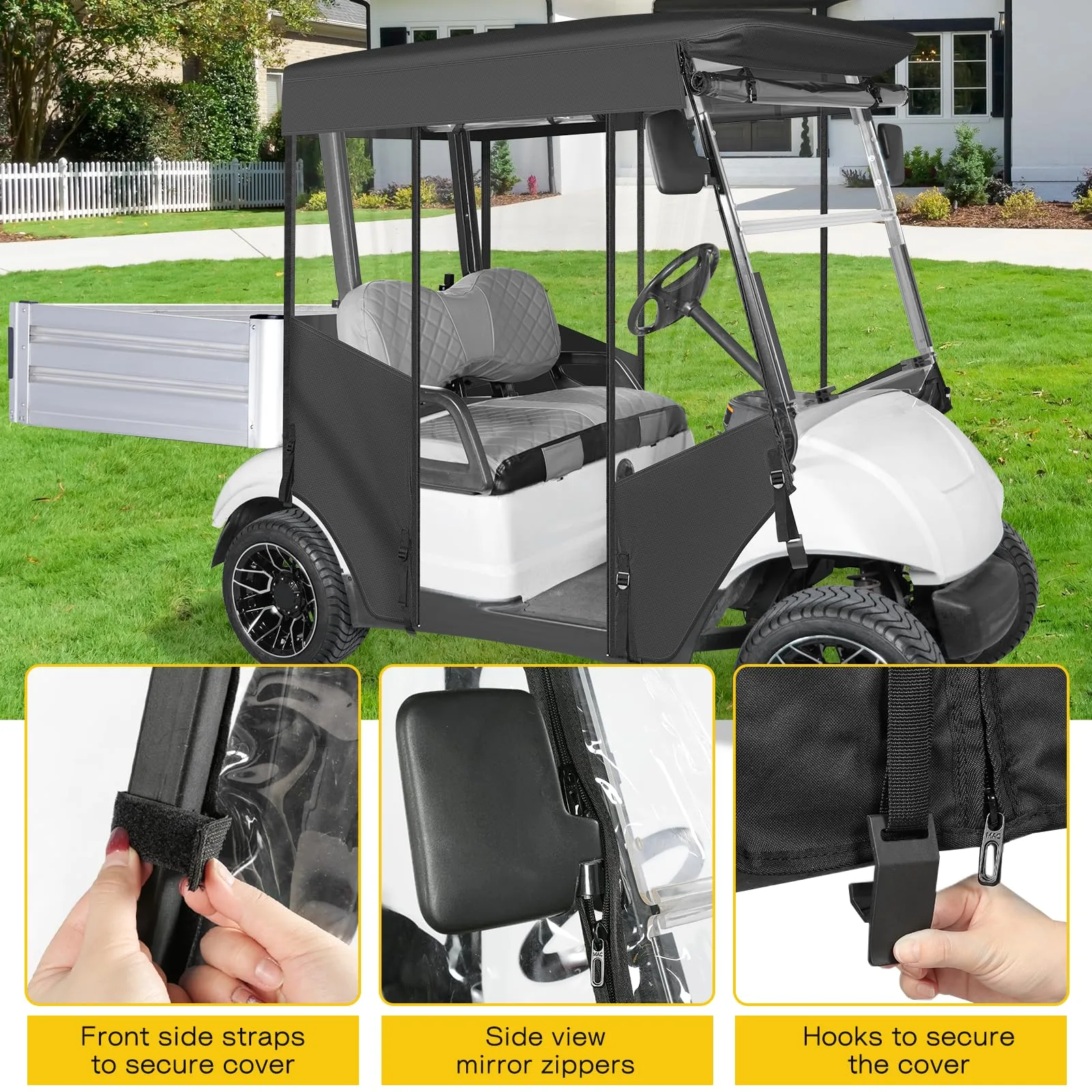 SANXIACAR Enclosure for Yamaha G29 Drive2 Golf Cart image 4