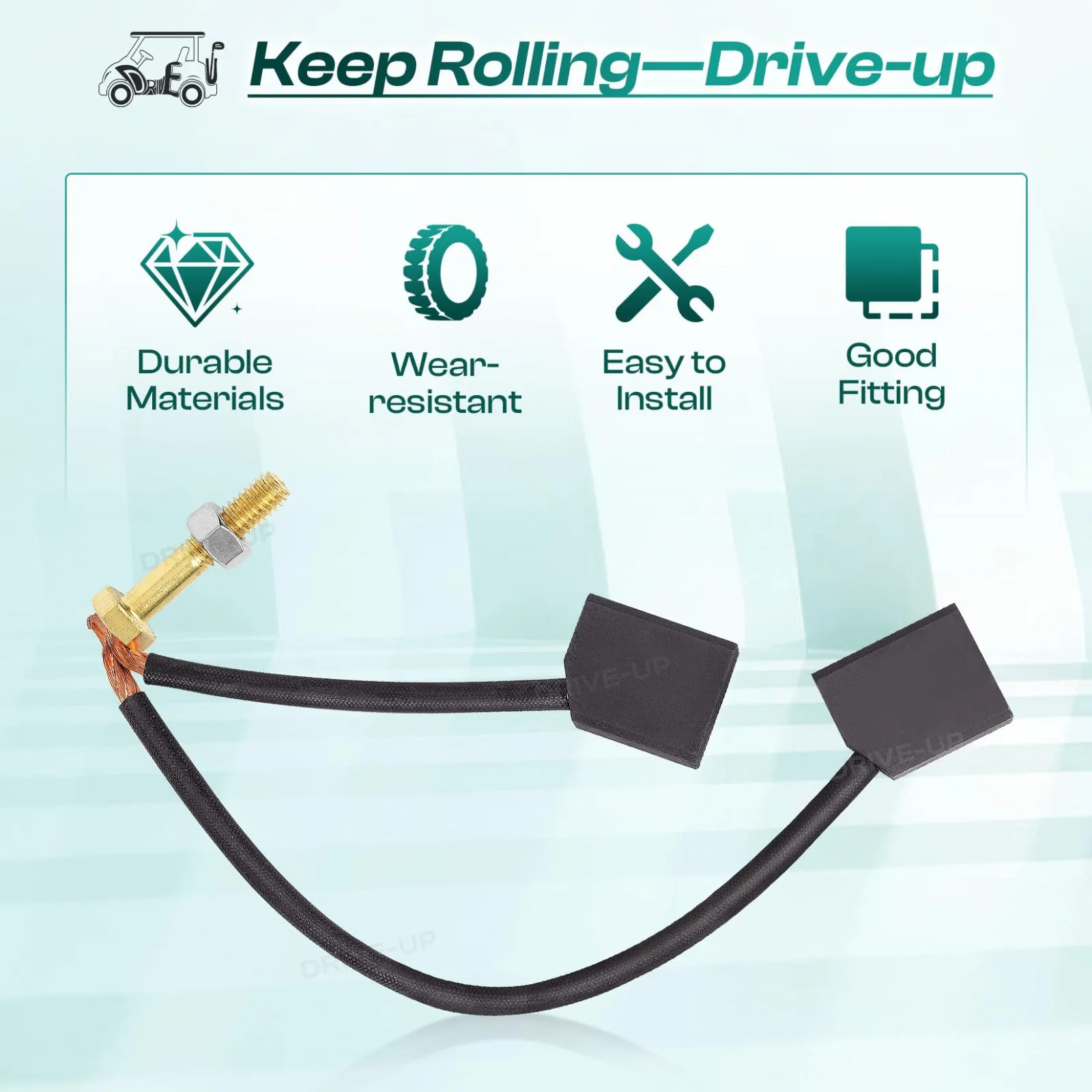 DRIVE UP ADC Motor Brush Kit for Club Car and E-Z-GO image 2