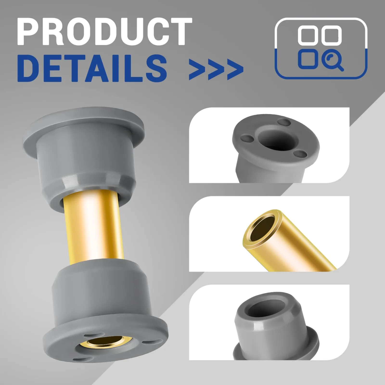 DRIVE UP DU00227 Front Leaf Spring Bushing Kit image 2