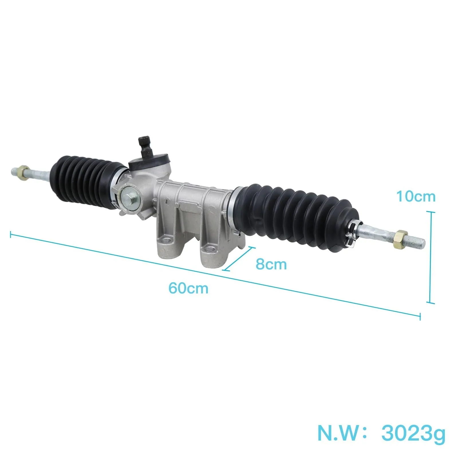 CHMIFTNX Golf Cart Steering Gear Assembly, 2-Piece image 2