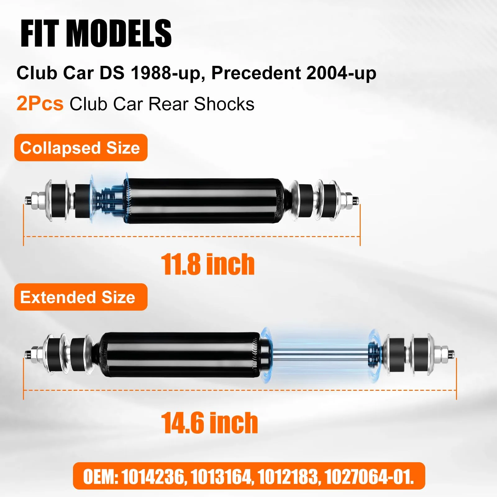 MOSNAI Rear Shocks for Club Car DS and Precedent image 2