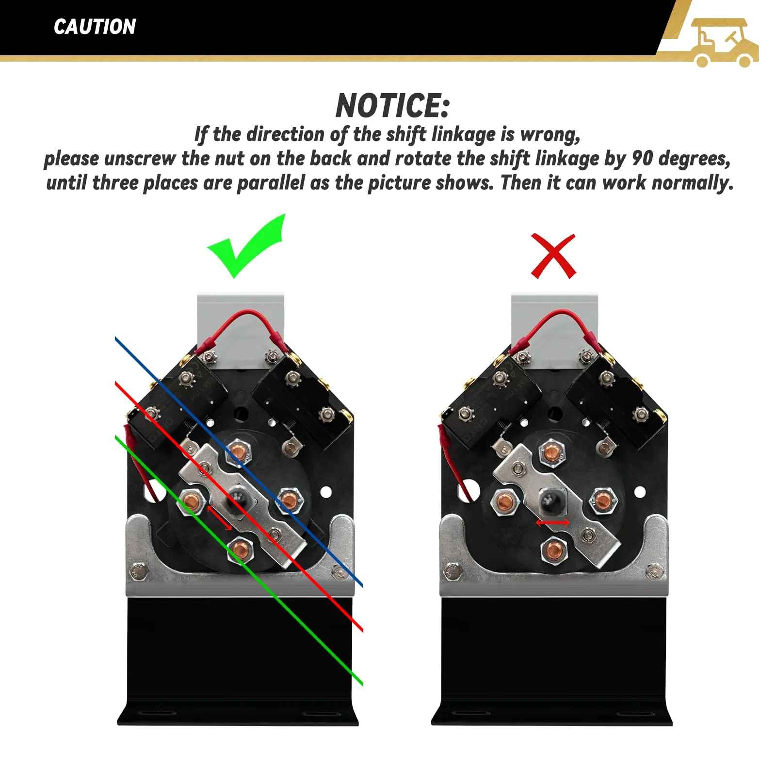 HANGKUNNEE Forward Reverse Switch for E-Z-GO TXT image 4