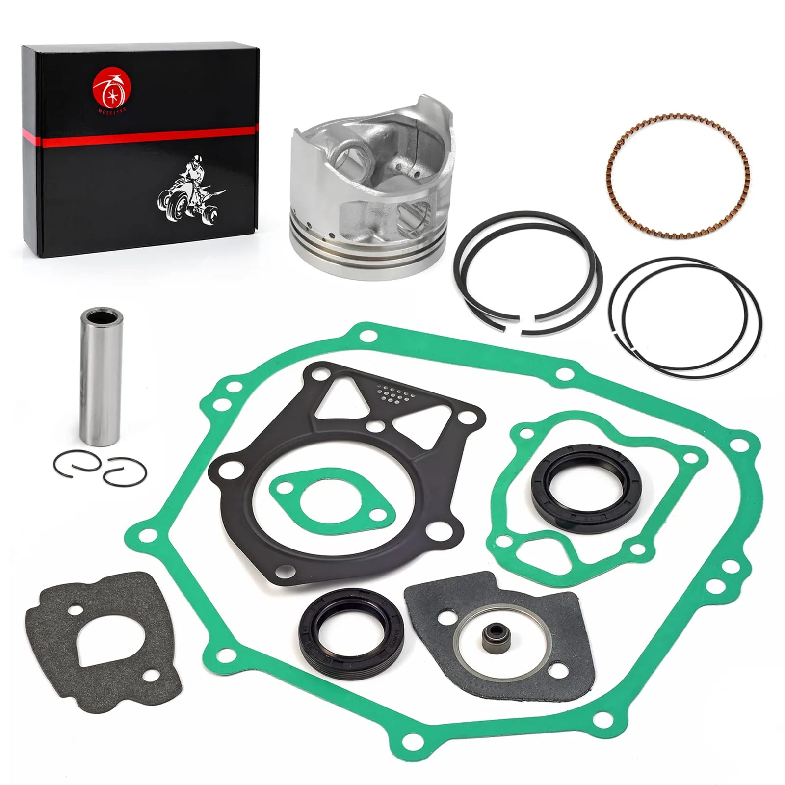 MOTO1988 285cc Piston Ring Gasket Kit for Yamaha Golf Carts image 2