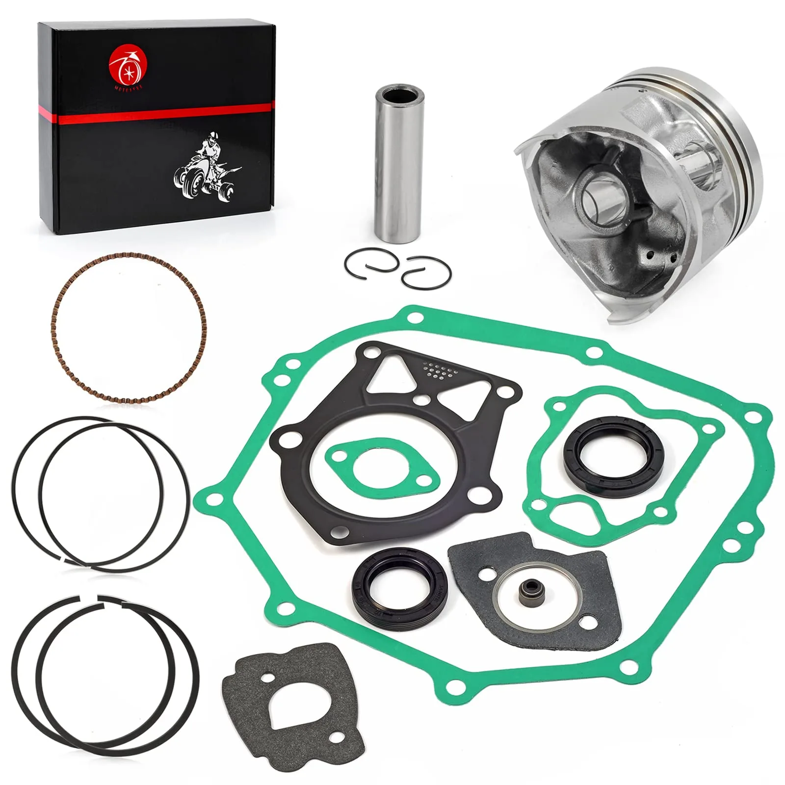 MOTO1988 285cc Piston Ring Gasket Kit for Yamaha Golf Carts image 3