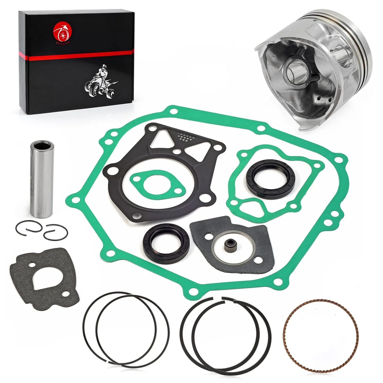 MOTO1988 285cc Piston Ring Gasket Kit for Yamaha Golf Carts image 4