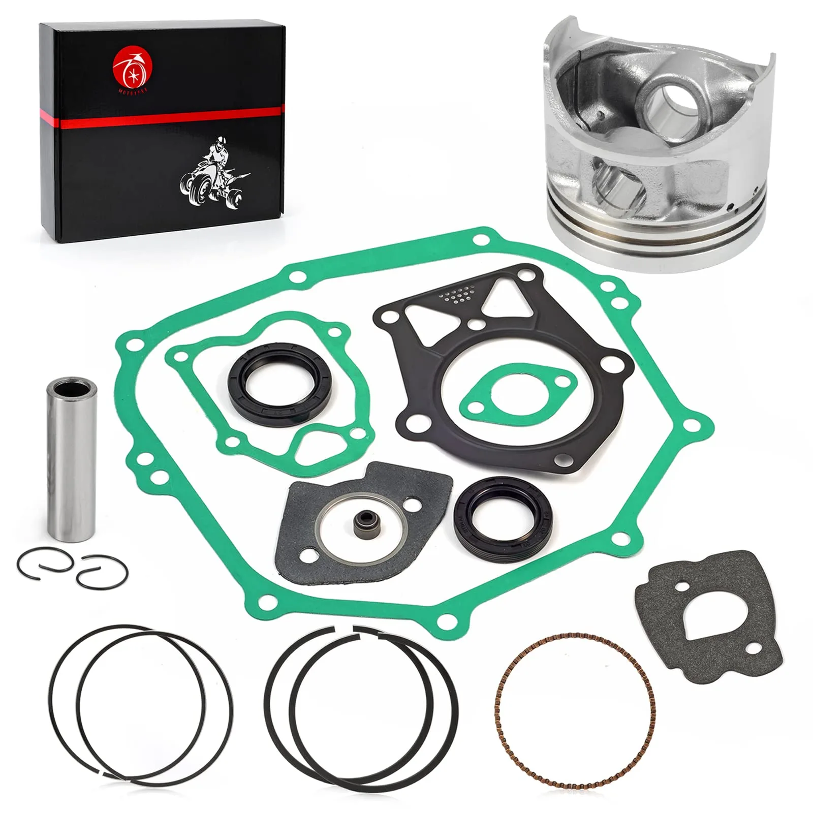 MOTO1988 285cc Piston Ring Gasket Kit for Yamaha Golf Carts