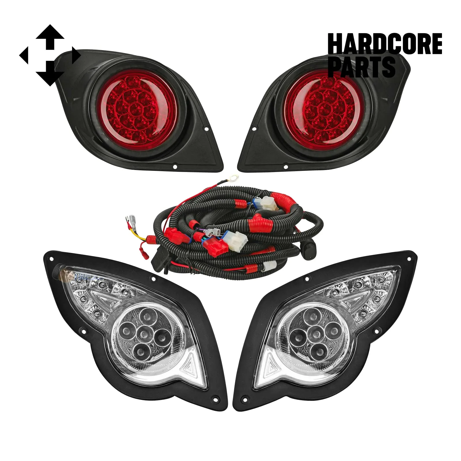 Hardcore Parts LED Light Kit for Yamaha G29 Drive 2007-2016 image 2