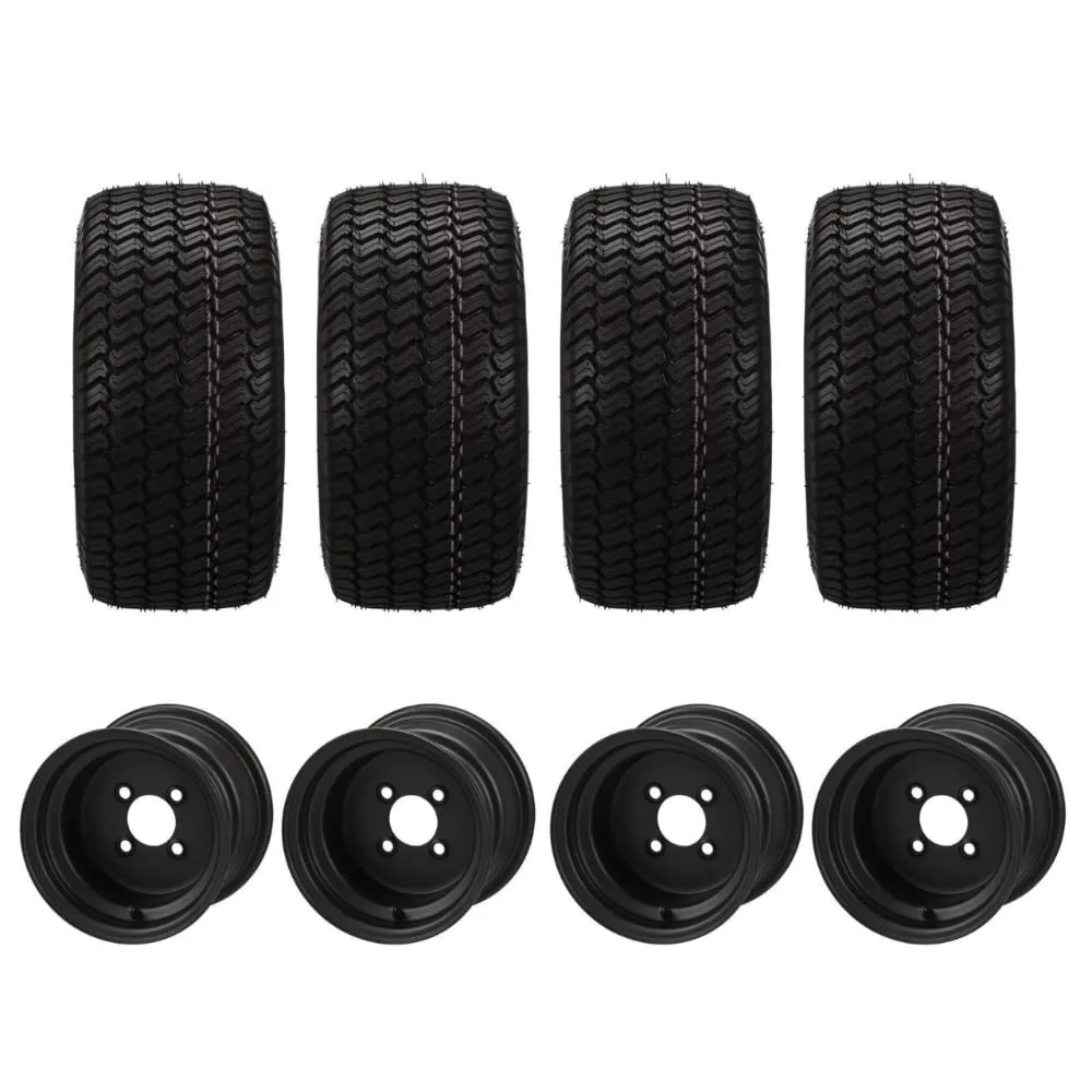 REVENGE 20x10R10 Golf Cart Wheels and Tires Set of 4