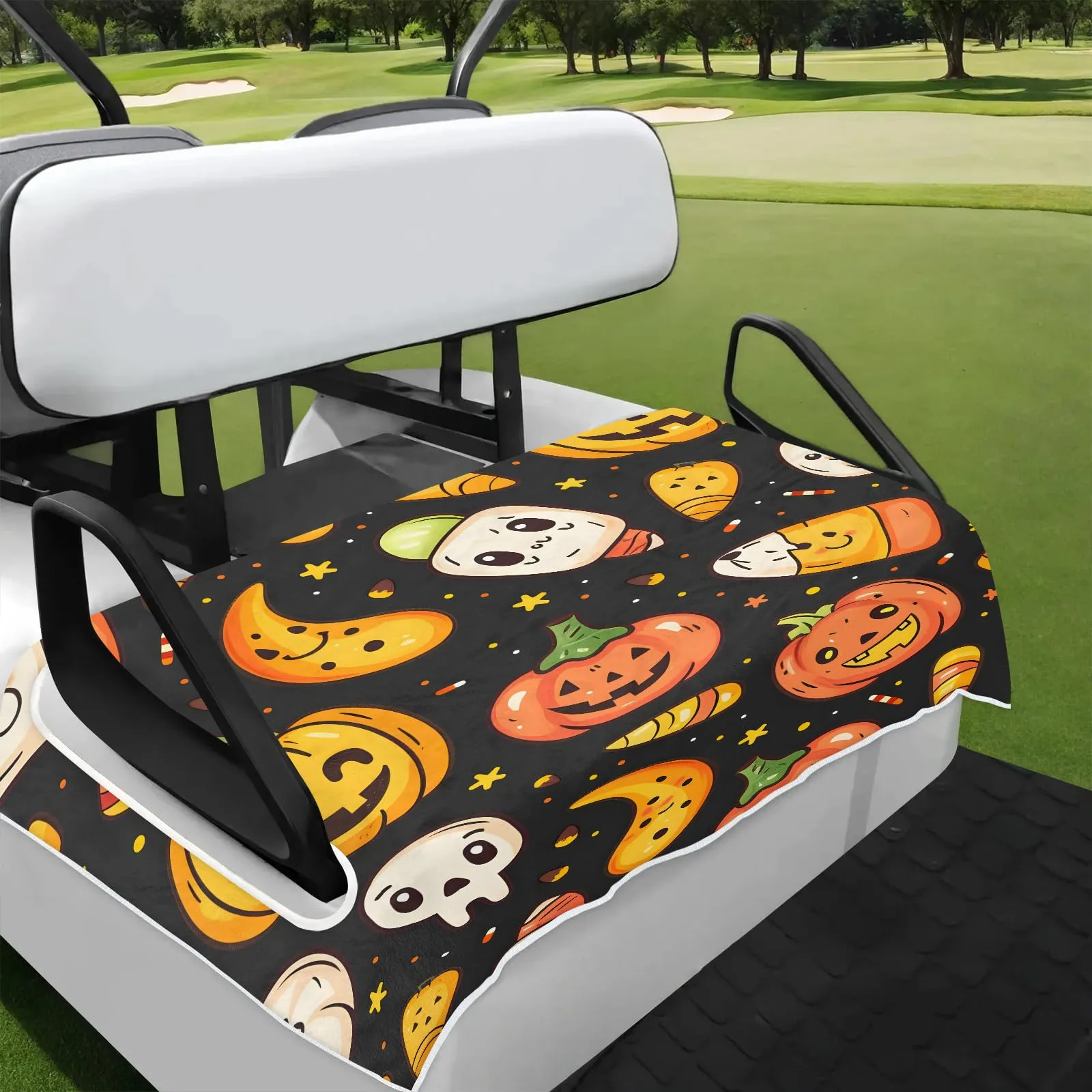 Tiveruda Golf Cart Seat Cover 51" x 31" Microfiber for 2-Person Seats
