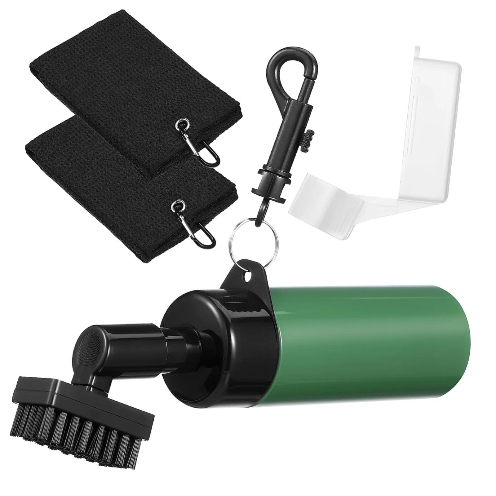 Toddmomy Golf Club Cleaner Brush and Spray Bottle