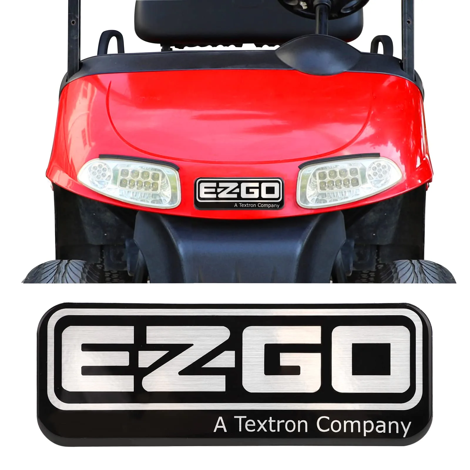 Roykaw Name Plate Emblem for E-Z-GO RXV Golf Carts
