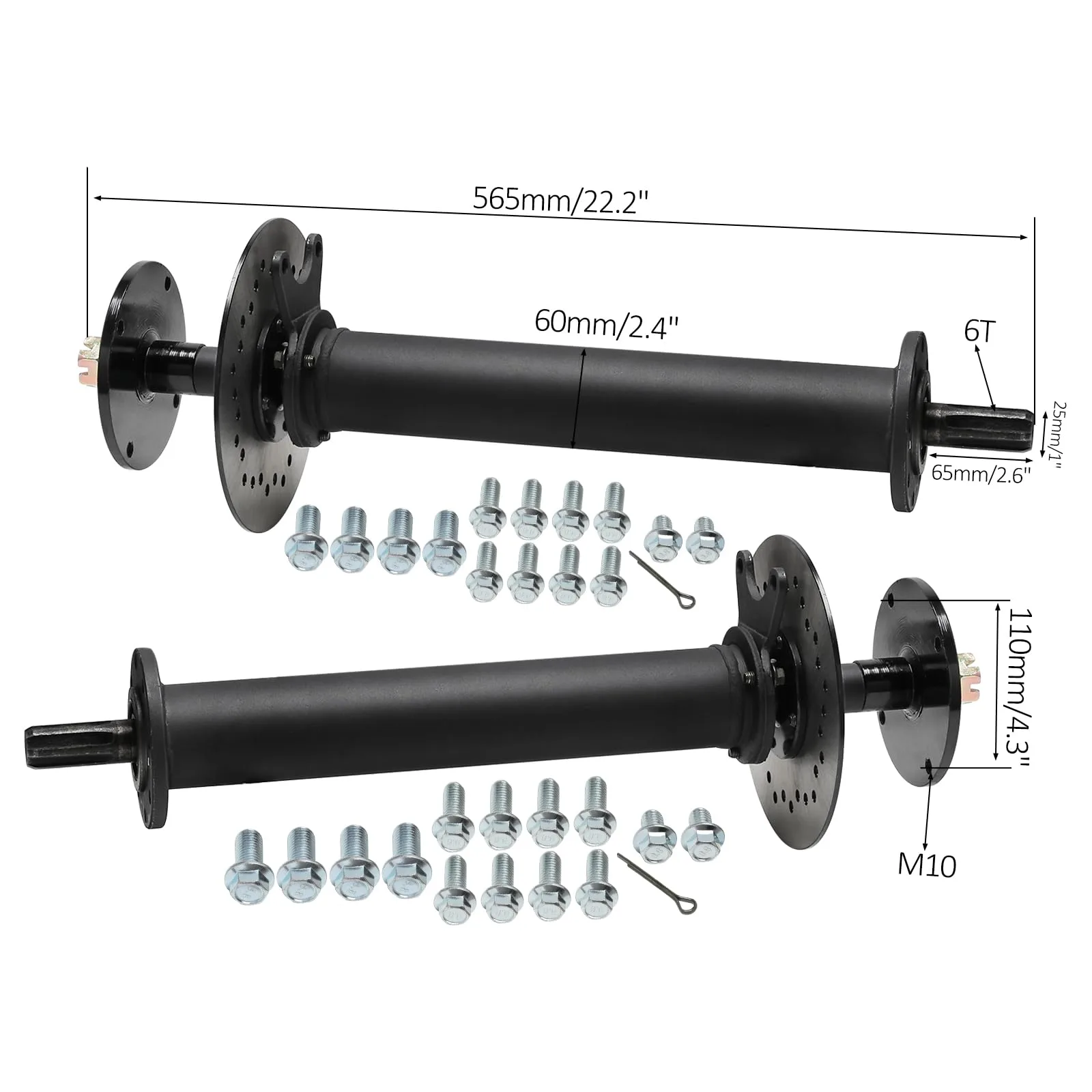 YC Yier 60V 2500W Golf Cart Differential Motor Kit image 2