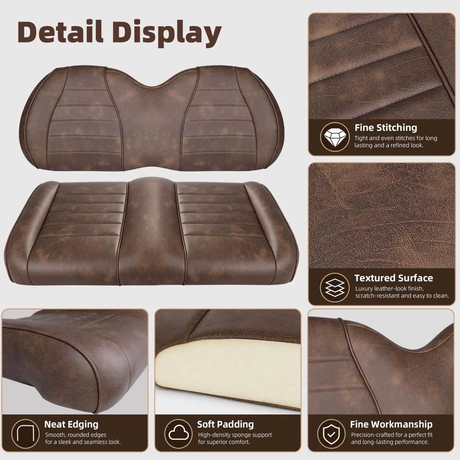Roykaw Club Car Precedent Front Seat Cushion Set ROY0698 image 2