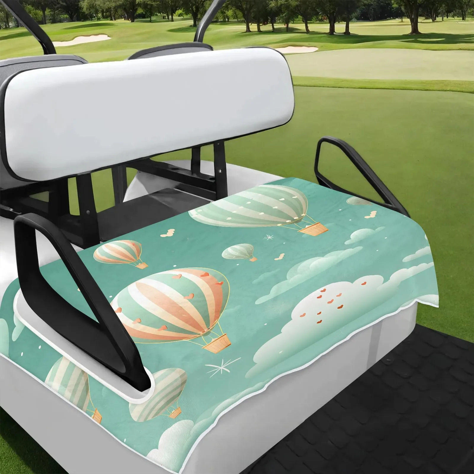 Tiveruda Golf Cart Seat Cover for Double Seats