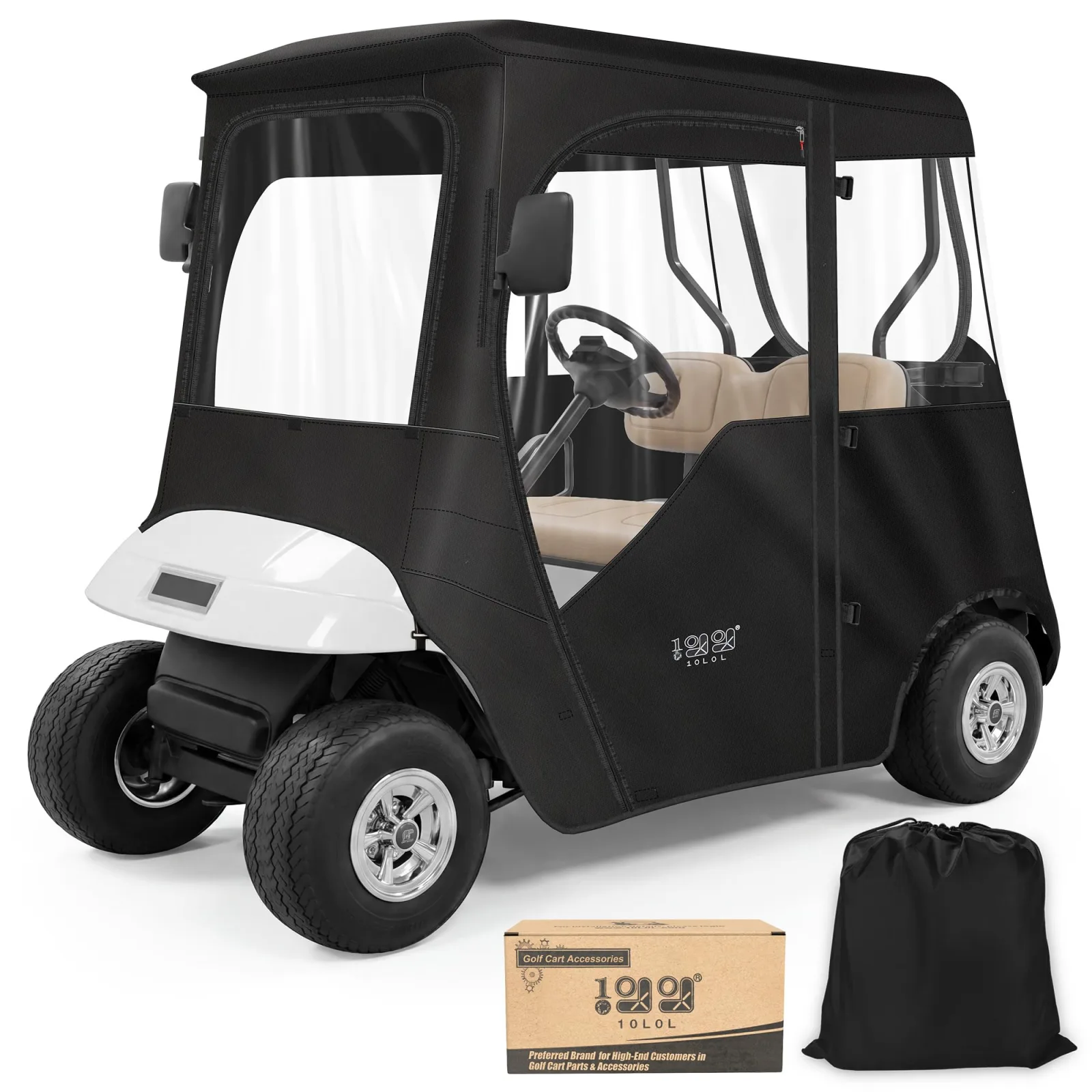 10L0L Golf Cart Enclosure for E-Z-GO TXT, 2 Passenger