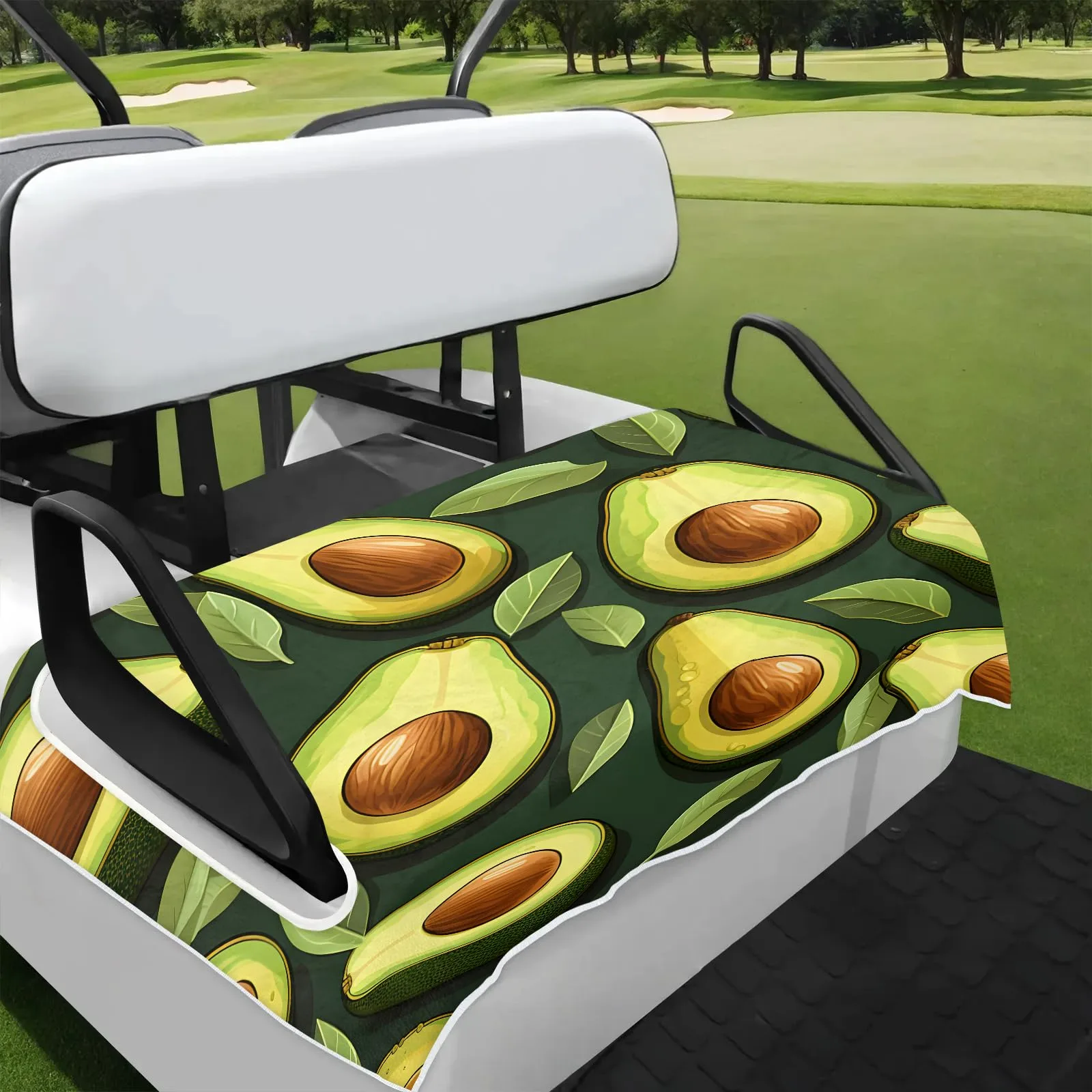 Tiveruda Golf Cart Seat Cover for Double Seats, 51 x 31 in