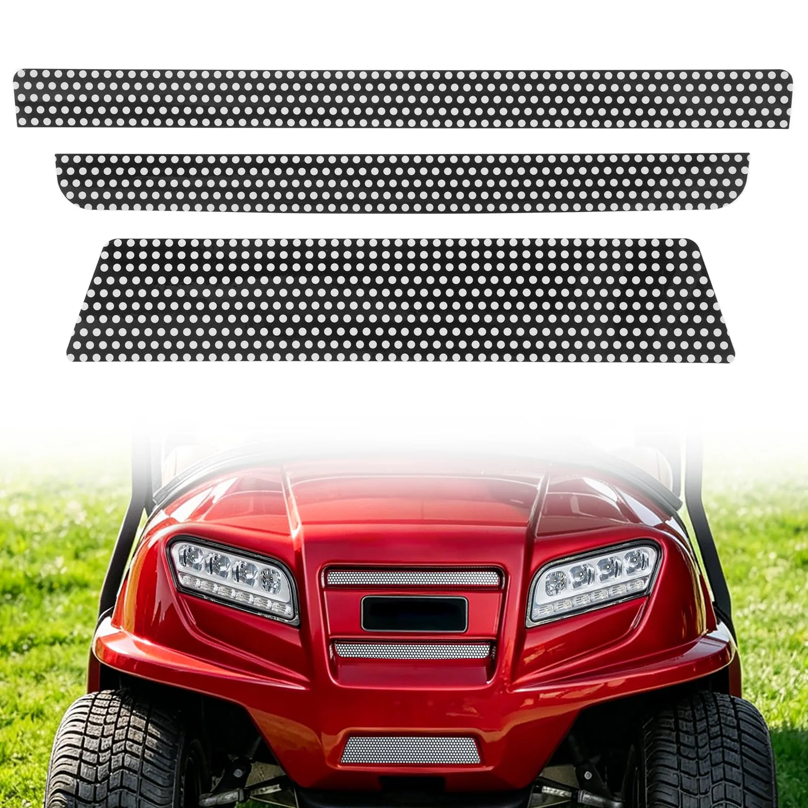 CartClan CT-0036 Front Decals for Club Car Onward