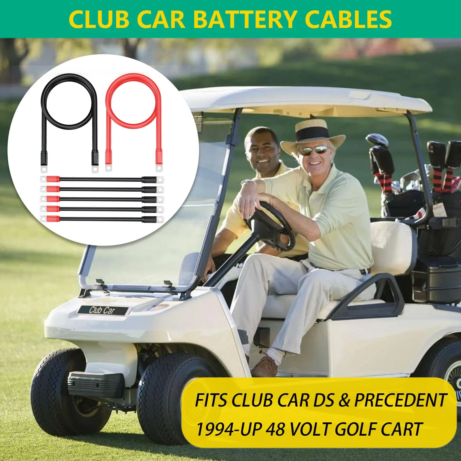FIXHAWK FK-0008 Club Car Battery Cable Kit image 2