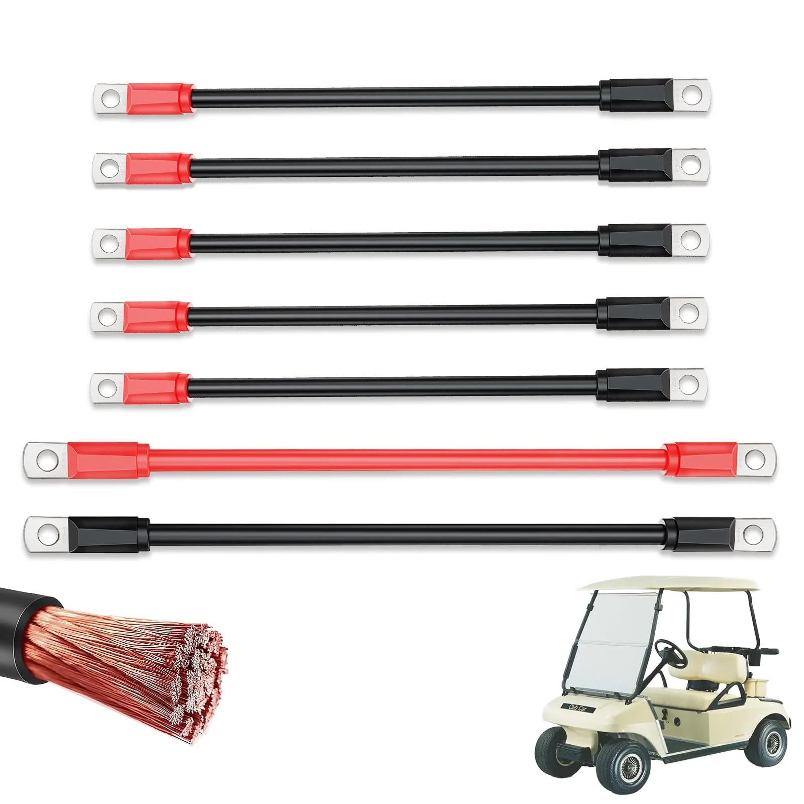 FIXHAWK FK-0008 Club Car Battery Cable Kit