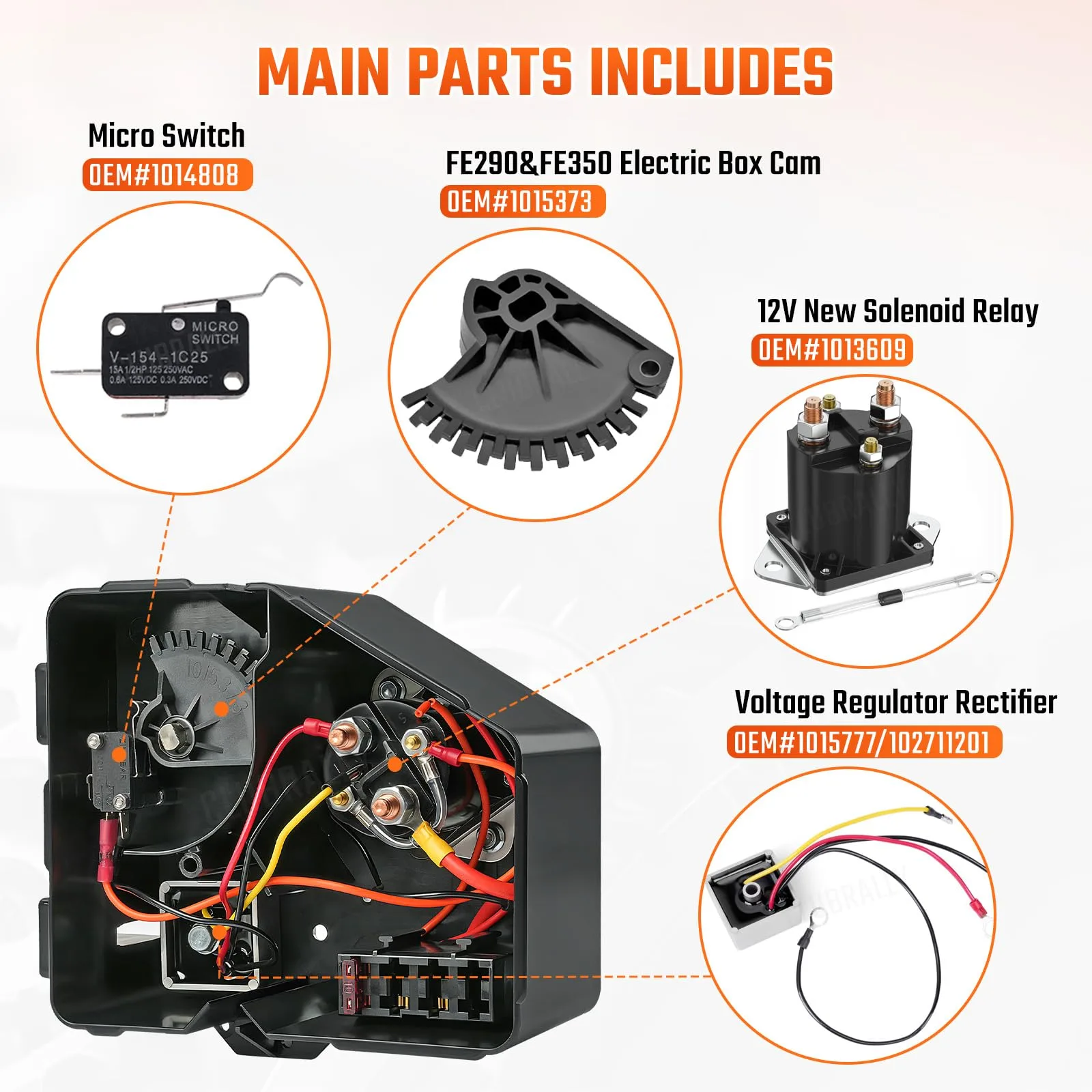 CLUBRALLY Electrical Box Assembly for Club Car DS Gas image 2