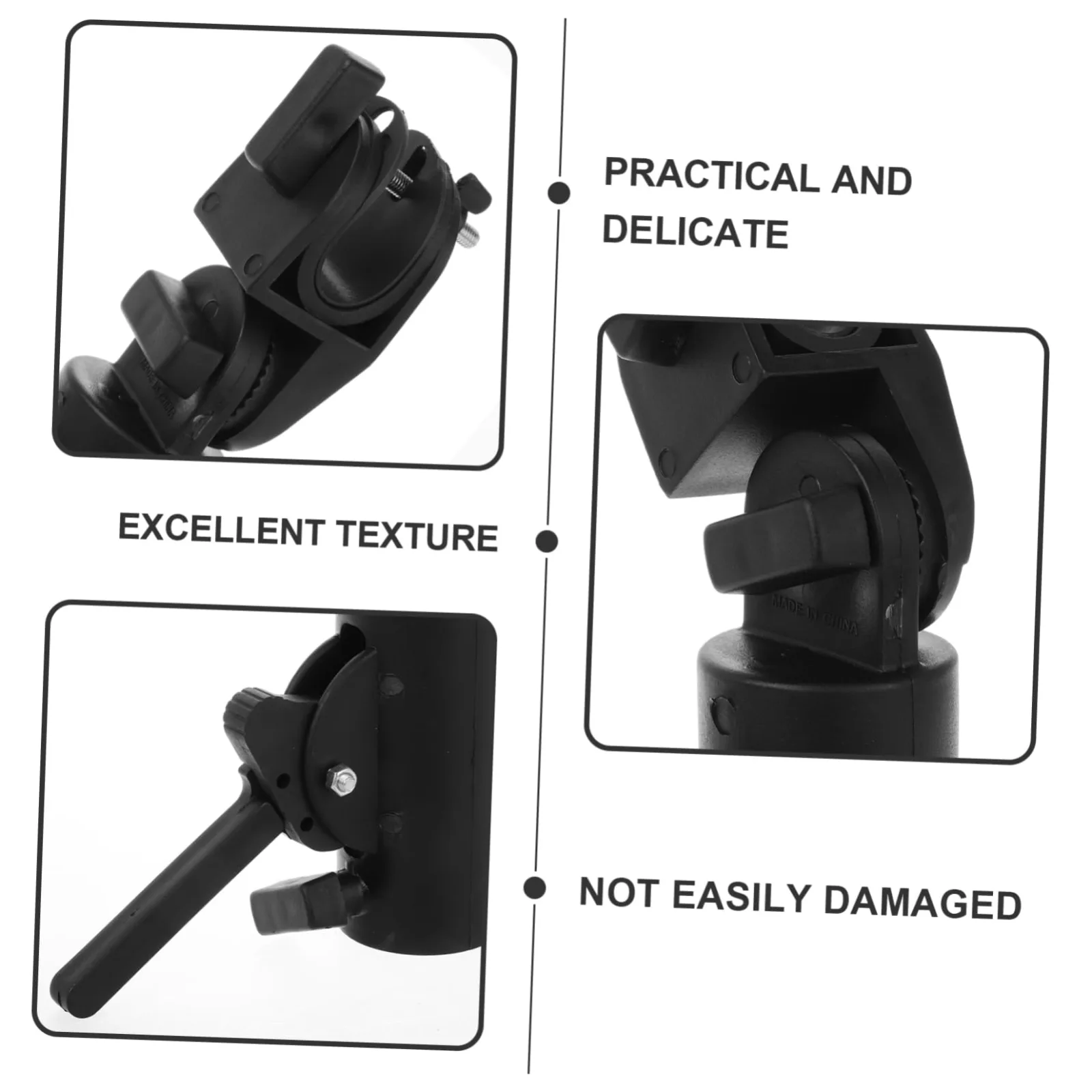 KICHOUSE Adjustable Golf Cart Umbrella Holder Black Plastic image 3