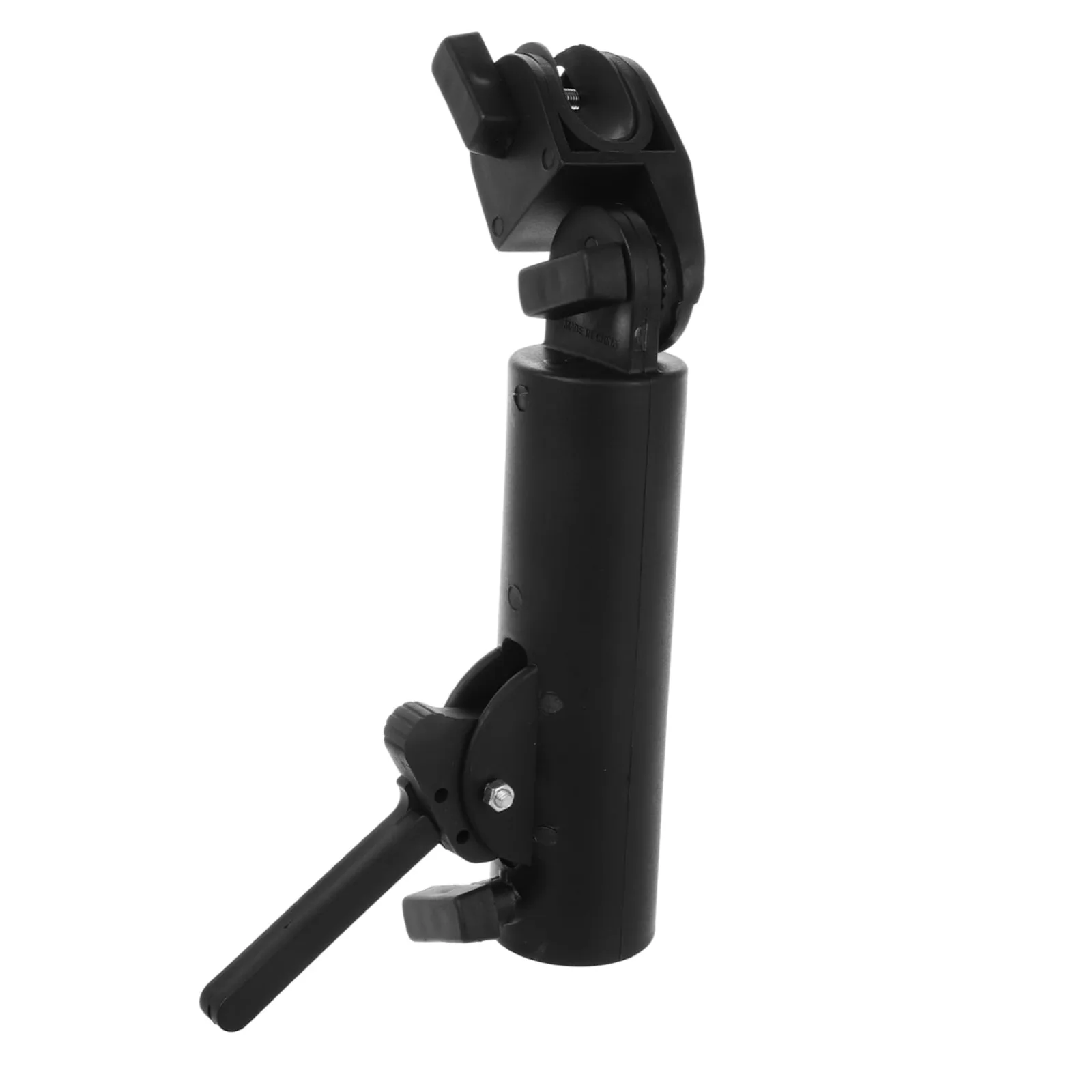 KICHOUSE Adjustable Golf Cart Umbrella Holder Black Plastic