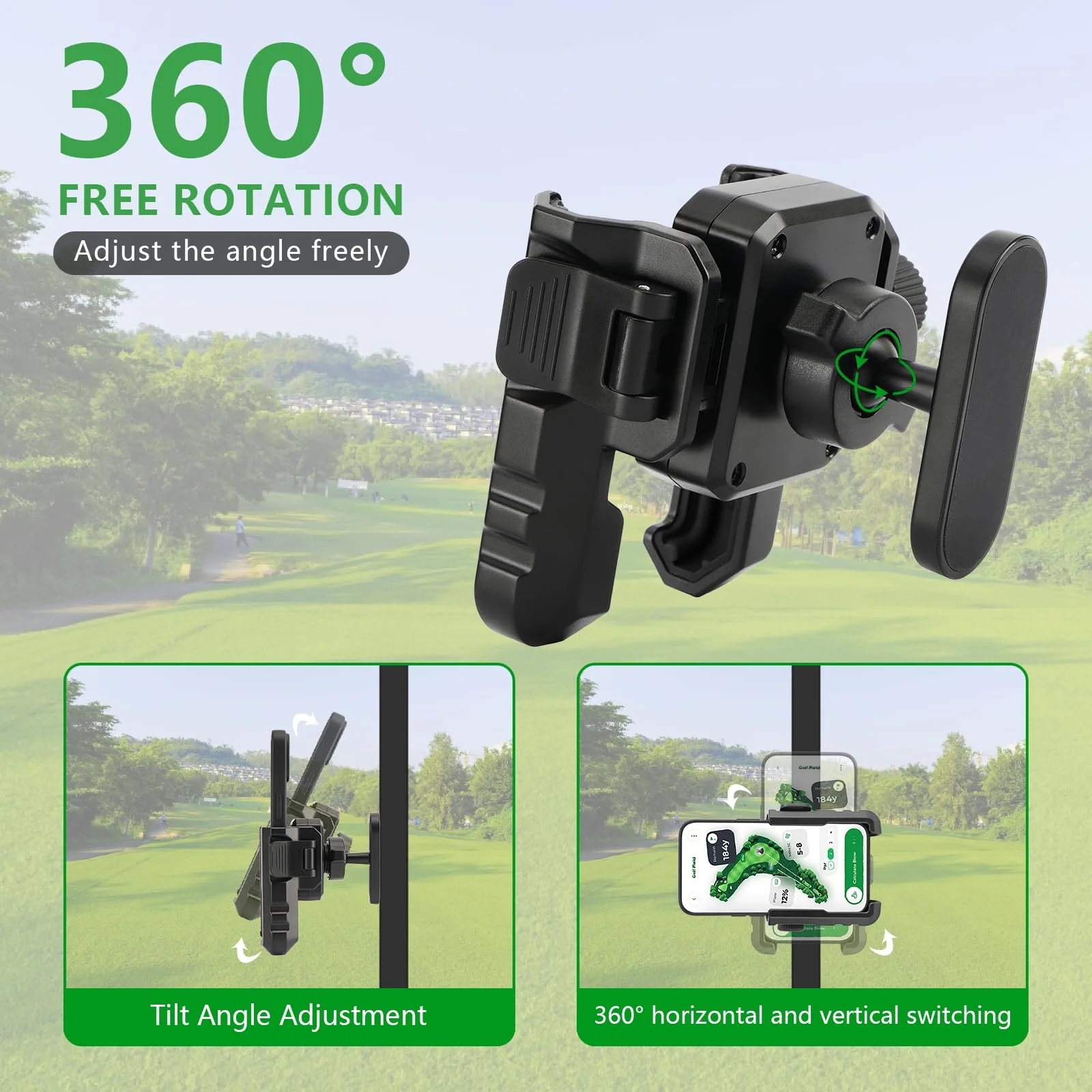 EagleFlight G-Pro007 Magnetic Golf Cart Phone Holder image 4