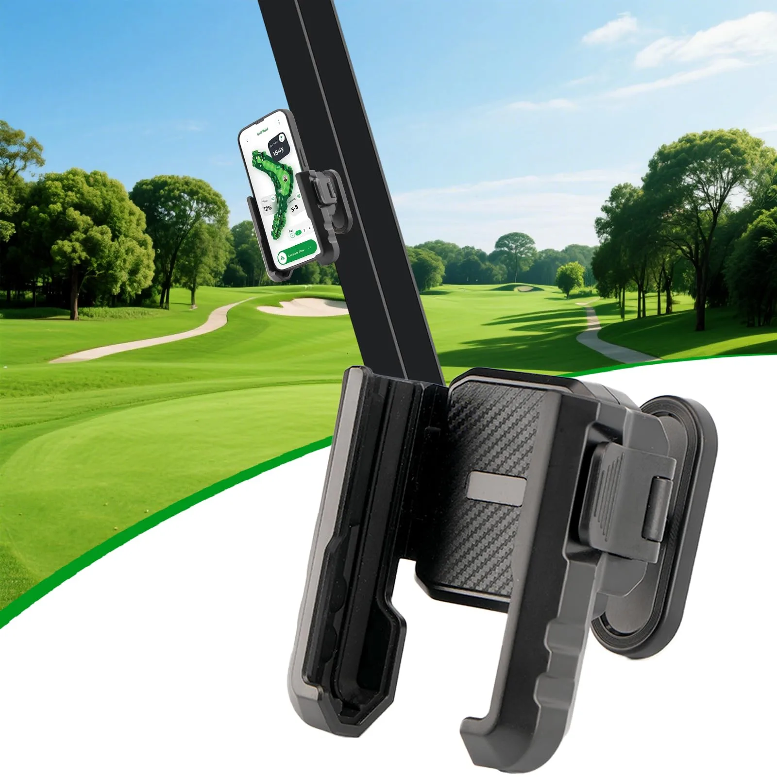 EagleFlight G-Pro007 Magnetic Golf Cart Phone Holder