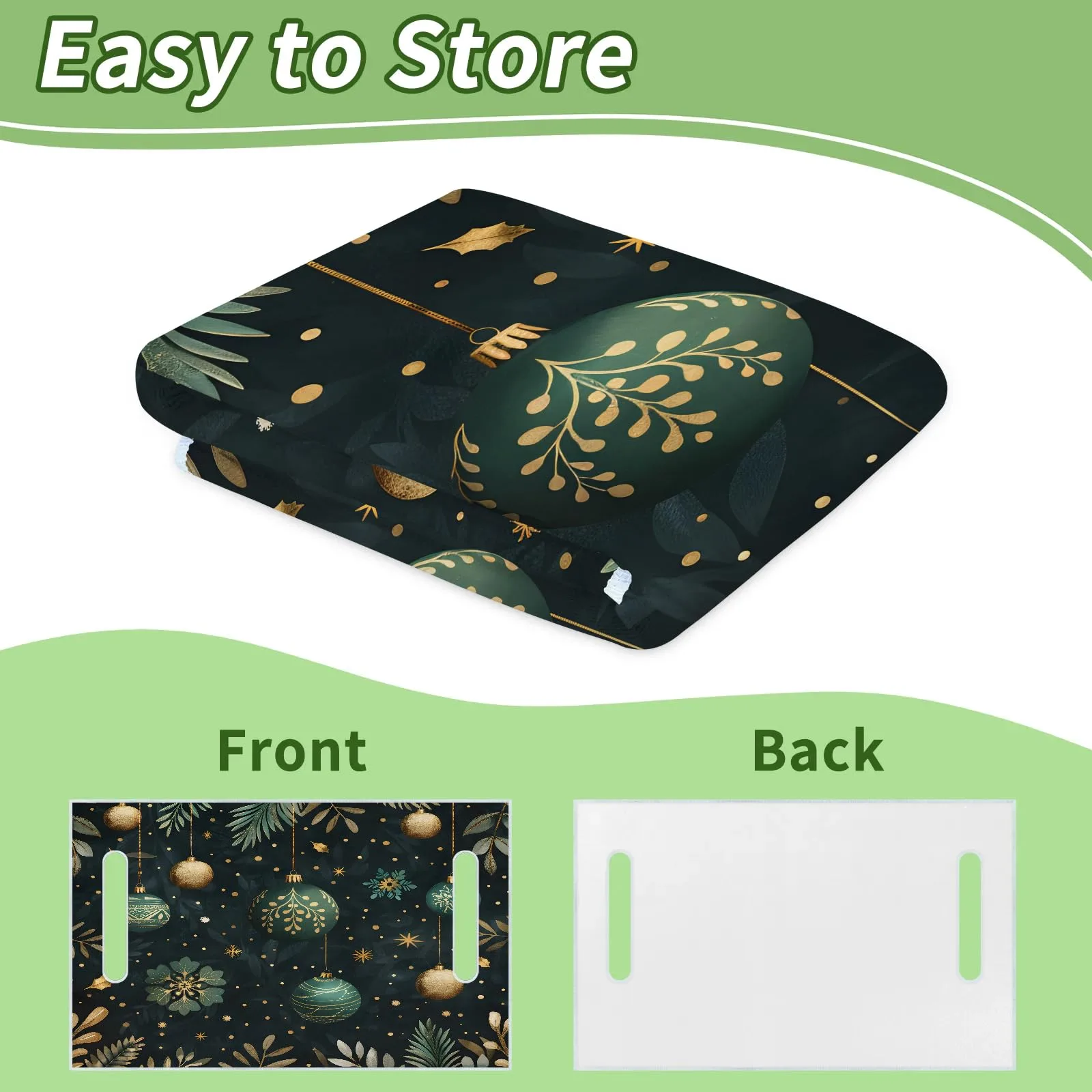 Tiveruda 51" x 31" Golf Cart Double Seat Cover Polyester image 4
