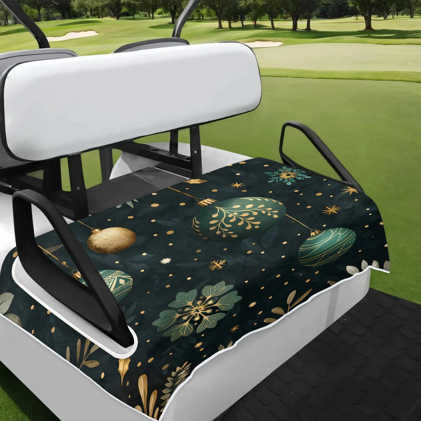 Tiveruda 51" x 31" Golf Cart Double Seat Cover Polyester