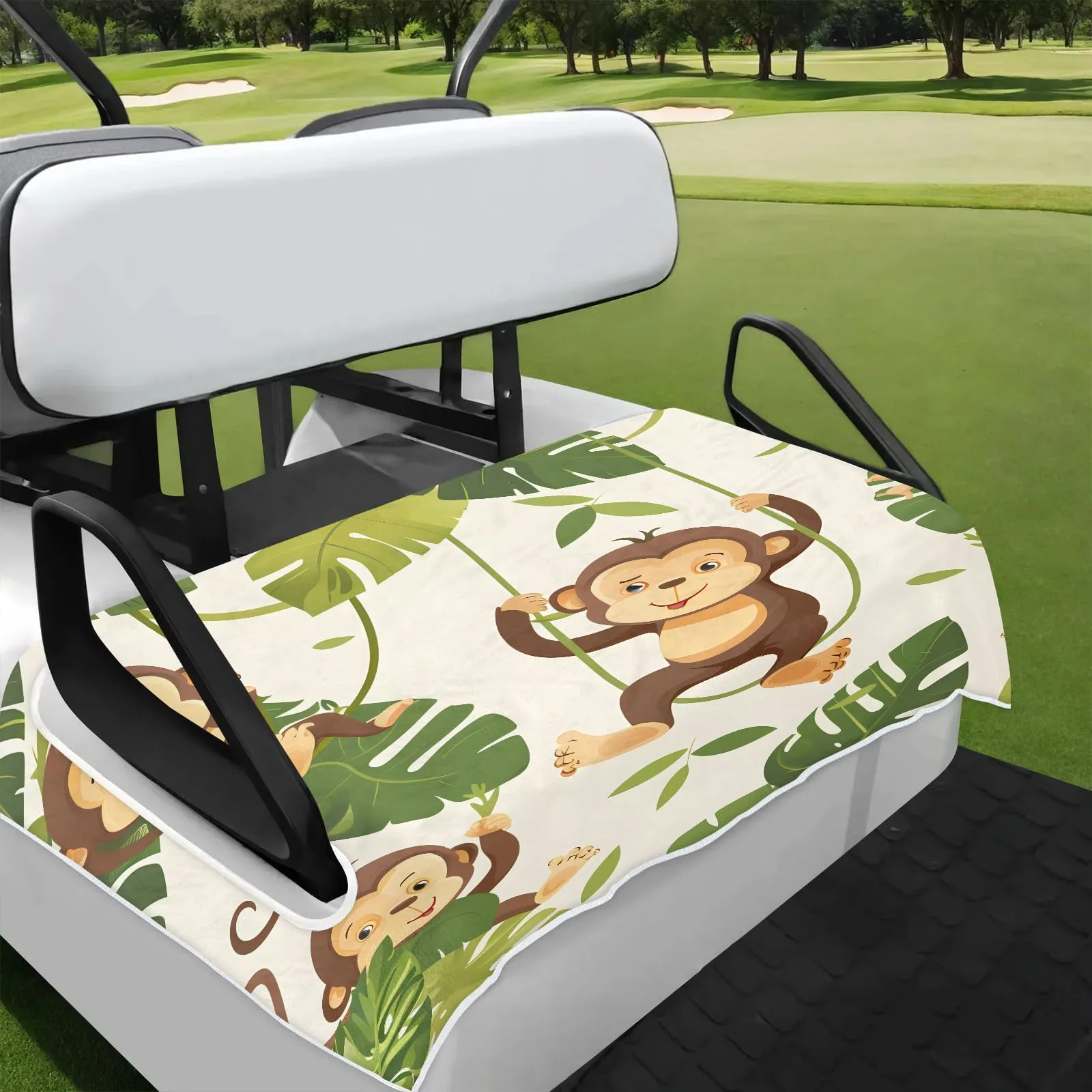 Tiveruda Golf Cart Seat Cover for Double Seats, 51 x 31 in