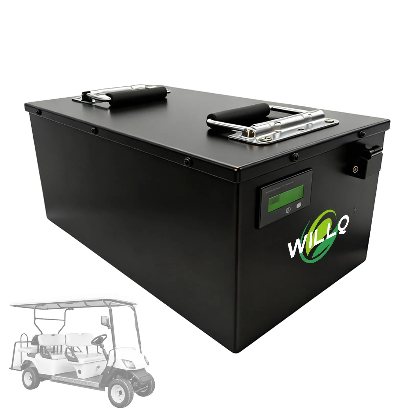 WILLQR 100Ah LiFePO4 Golf Cart Battery 36V/48V