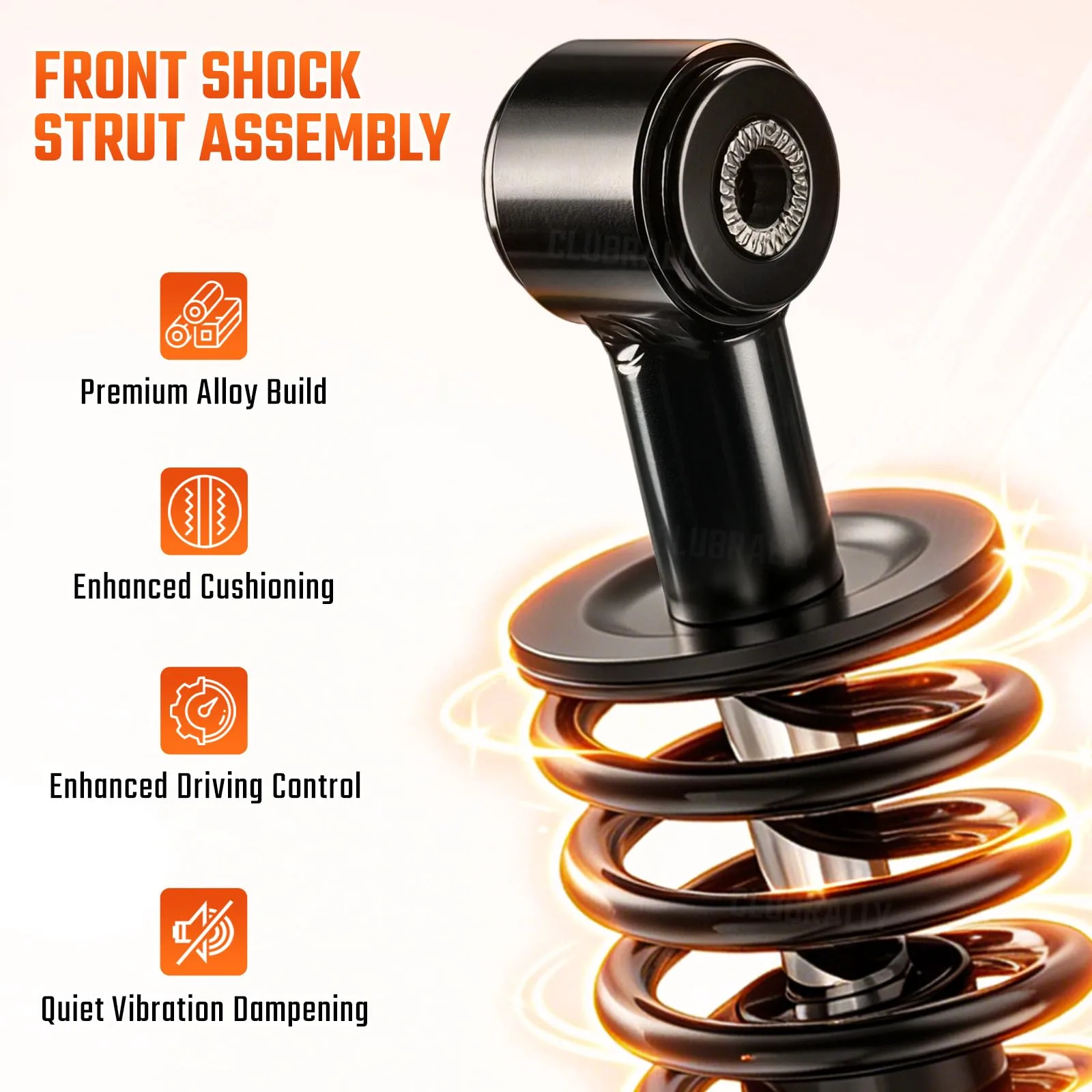 CLUBRALLY EZGO RXV Front Shock Strut Pair 603024 image 3