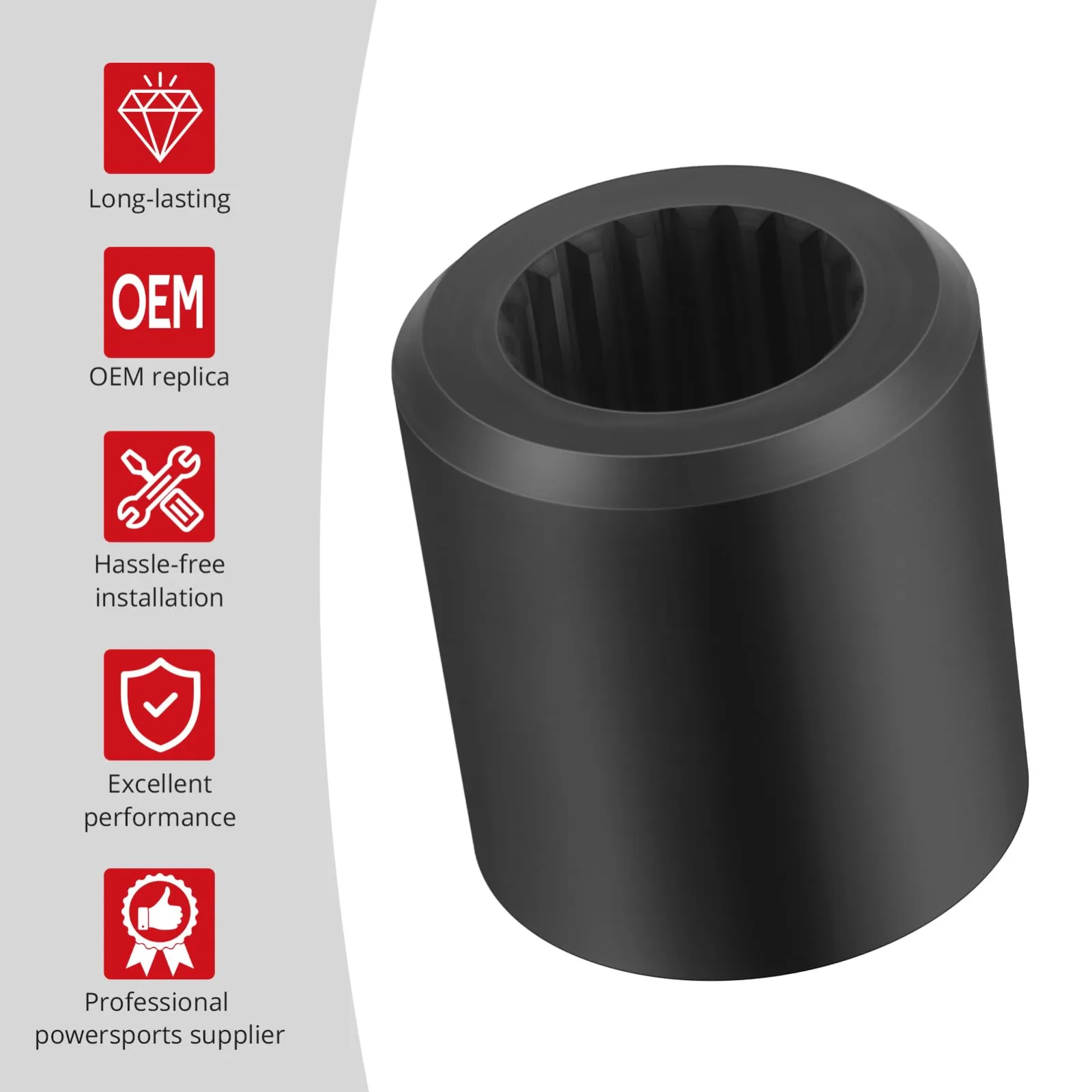 JAVIK 19-Spline E-Z-GO Electric Motor Coupler image 4