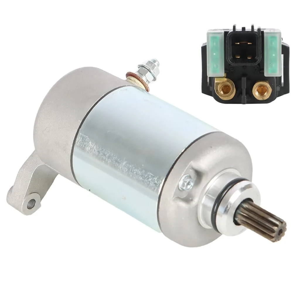 Starter and Relay Solenoid for Suzuki Ozark 250 2003-2014