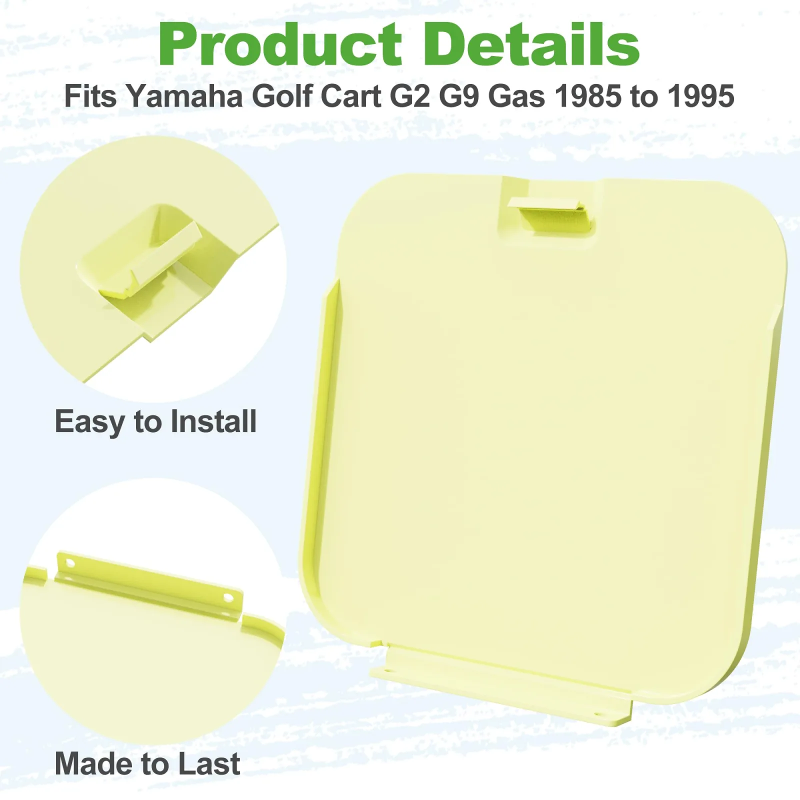10L0L BP-0068 Fuel Inlet Cover for Yamaha G2/G9 image 3
