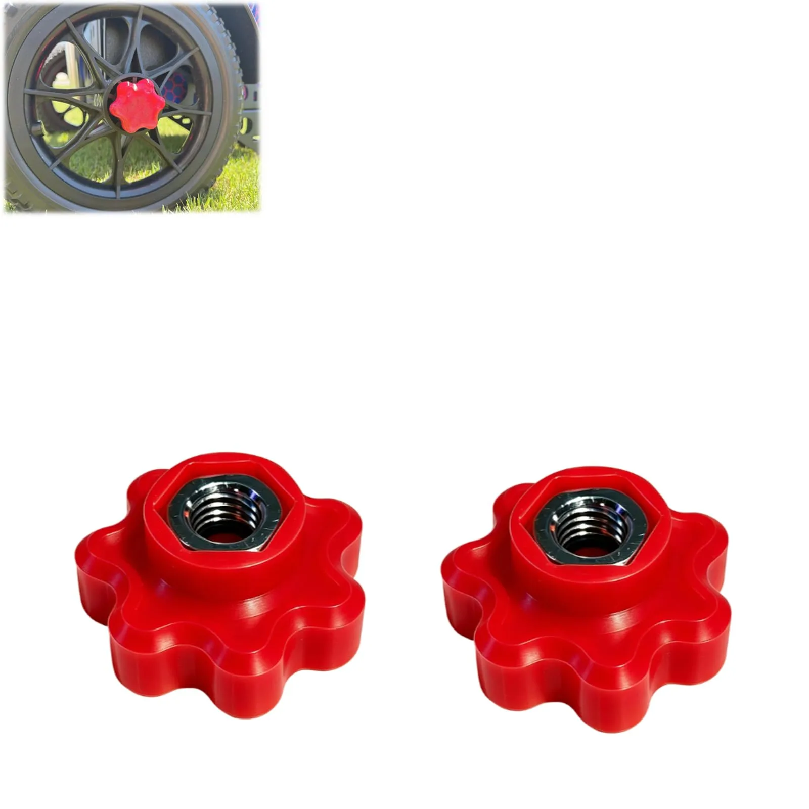 Generic Wheel Axle Nut Knobs for Zuca Disc Golf Carts