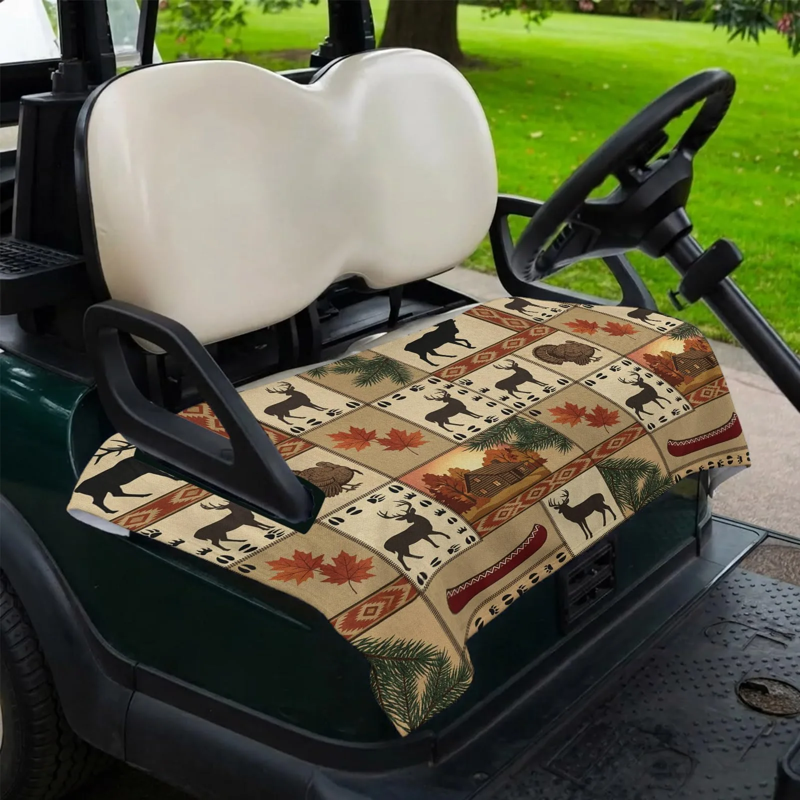 DecorLovee Golf Cart Seat Cover for 2-Seater Carts image 2