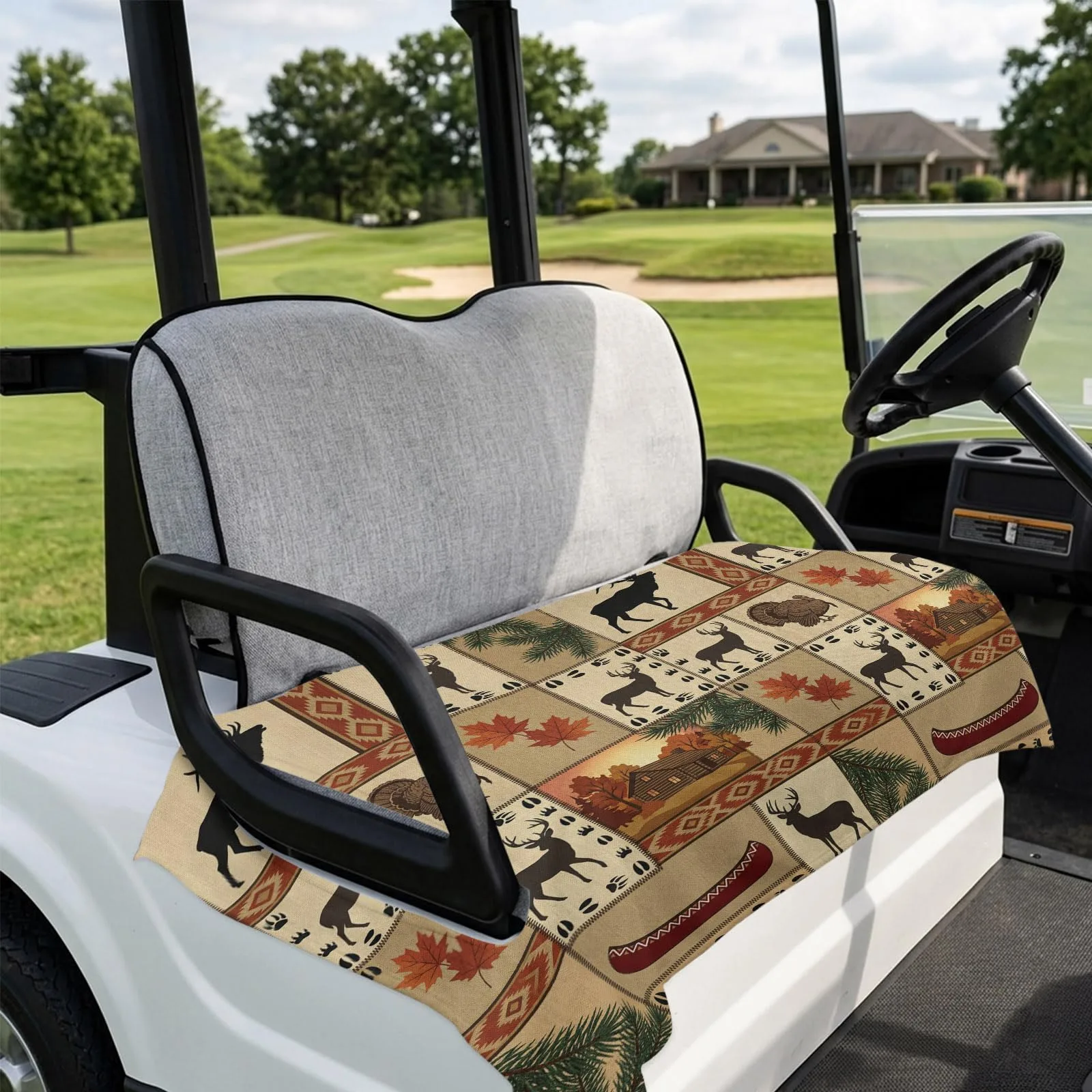 DecorLovee Golf Cart Seat Cover for 2-Seater Carts image 4