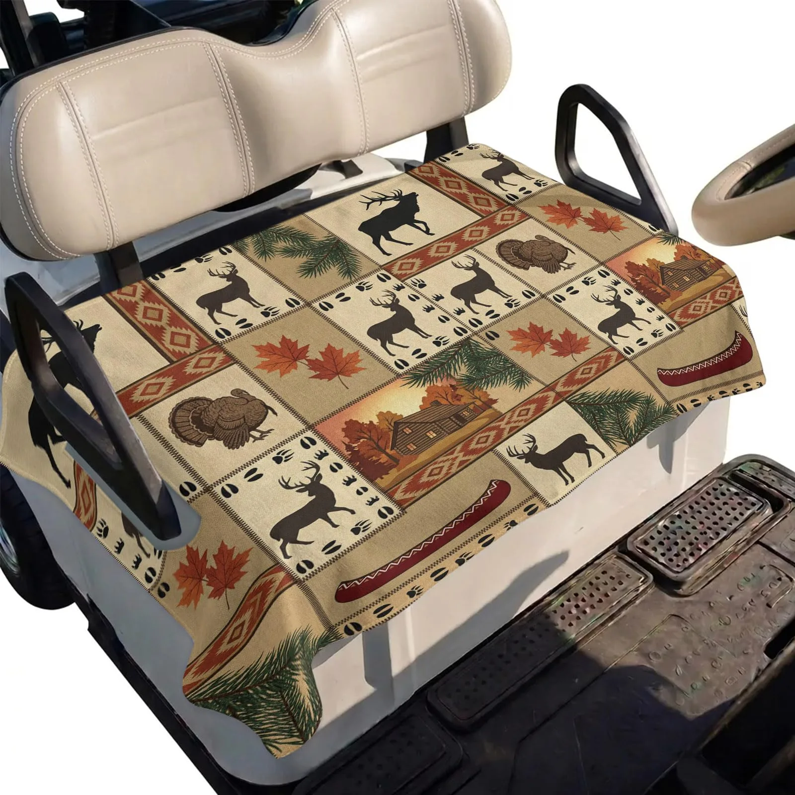DecorLovee Golf Cart Seat Cover for 2-Seater Carts