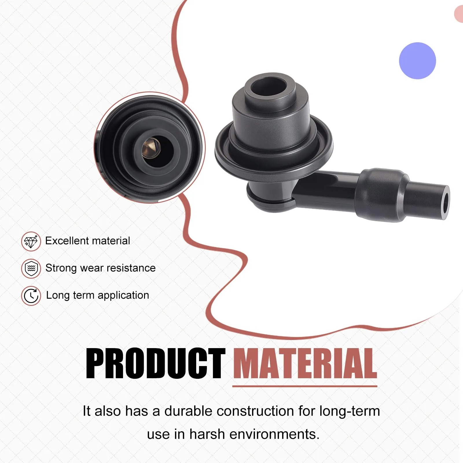 Zozoye Spark Plug Cap for Yamaha Golf Carts 7CN-H2370 image 3