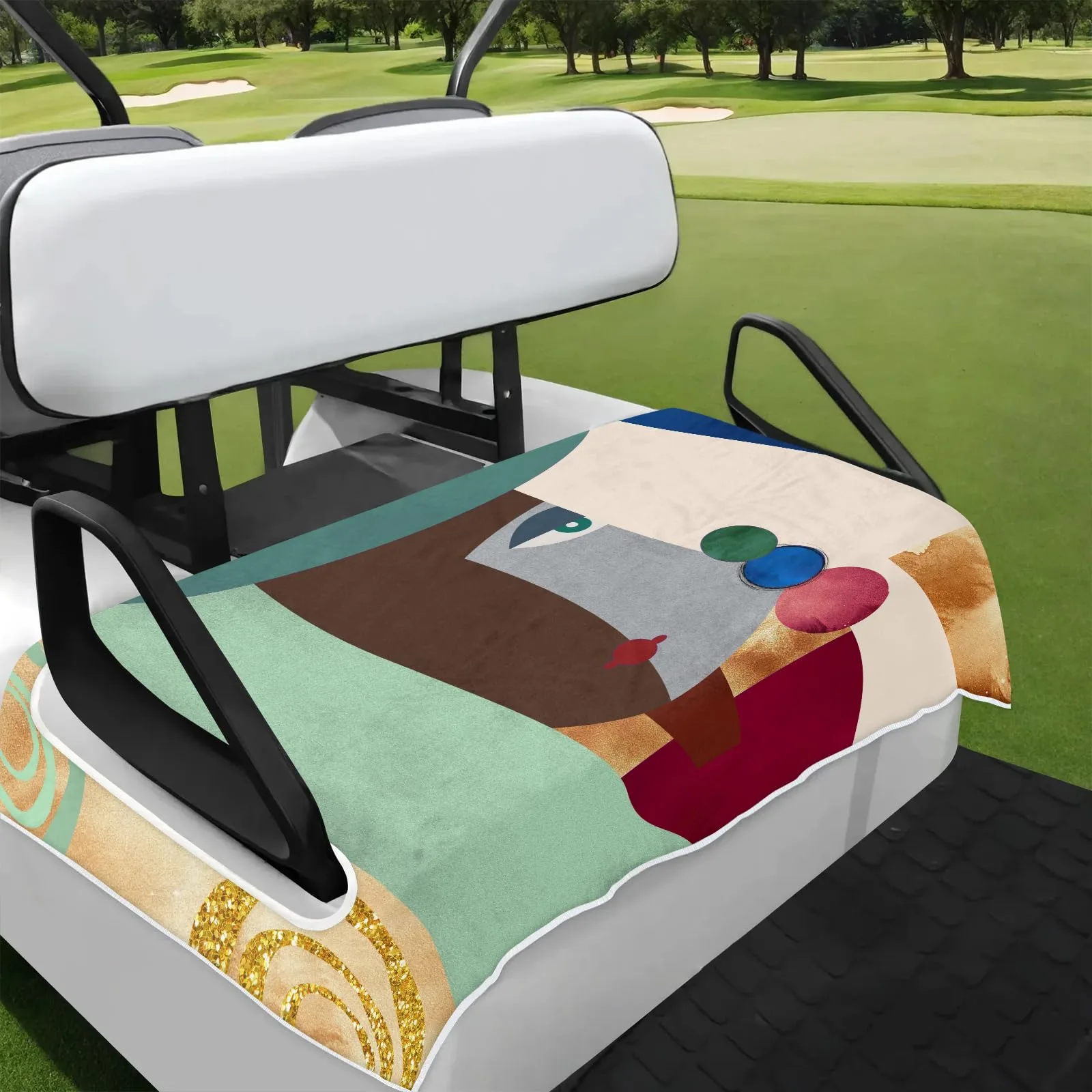 Tiveruda Golf Cart Seat Cover for Double Seats