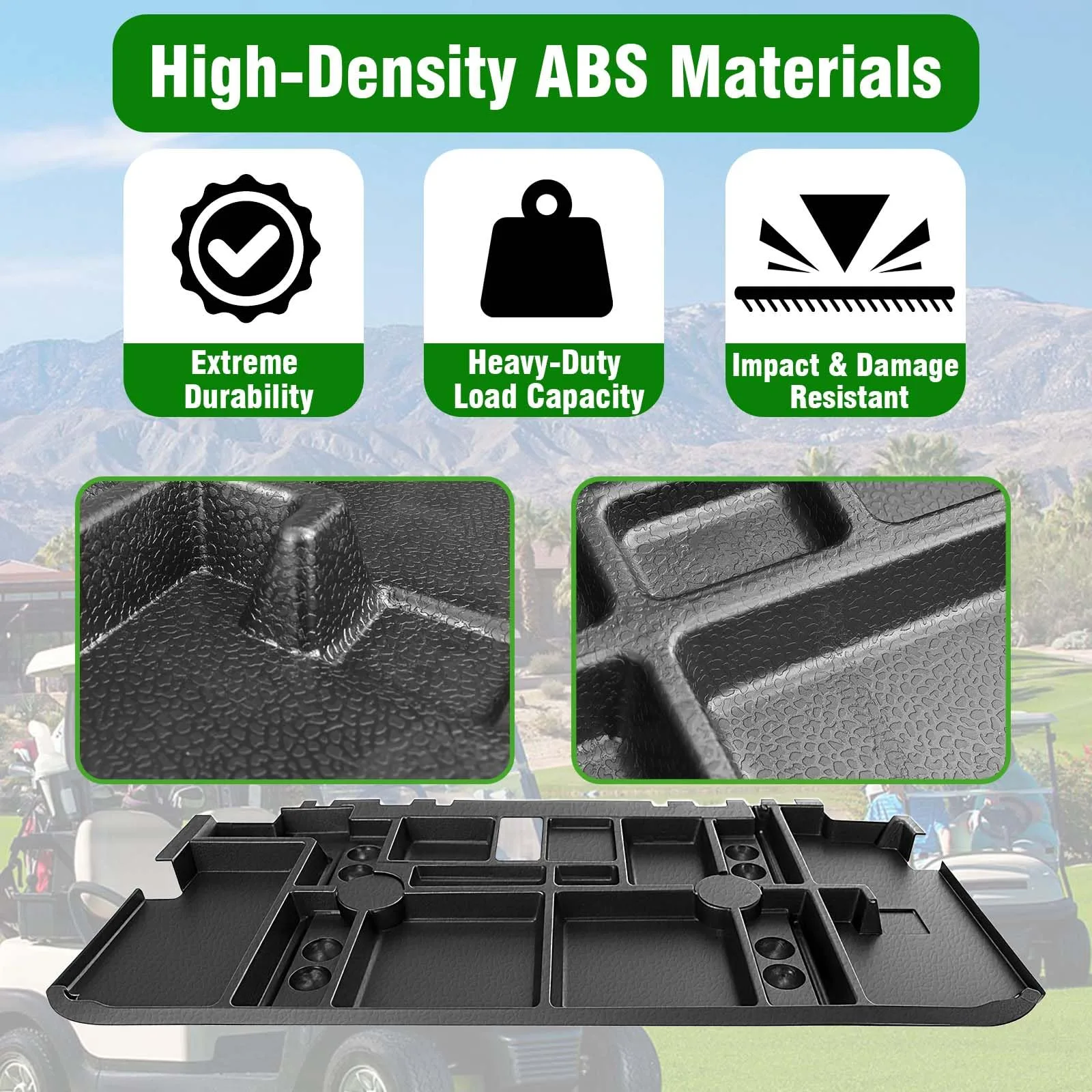 HEOHOU Underseat Storage Tray for Club Car Precedent image 3
