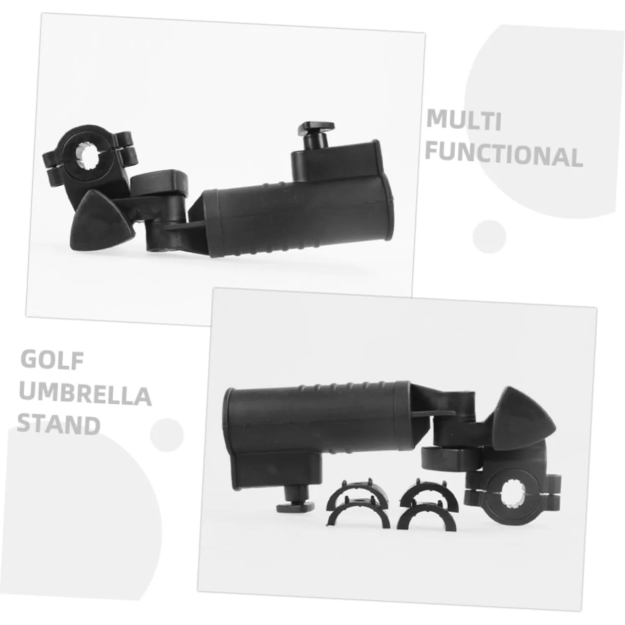 Milisten Adjustable Golf Cart Umbrella Holder QRBMQ3102A31R943 image 3