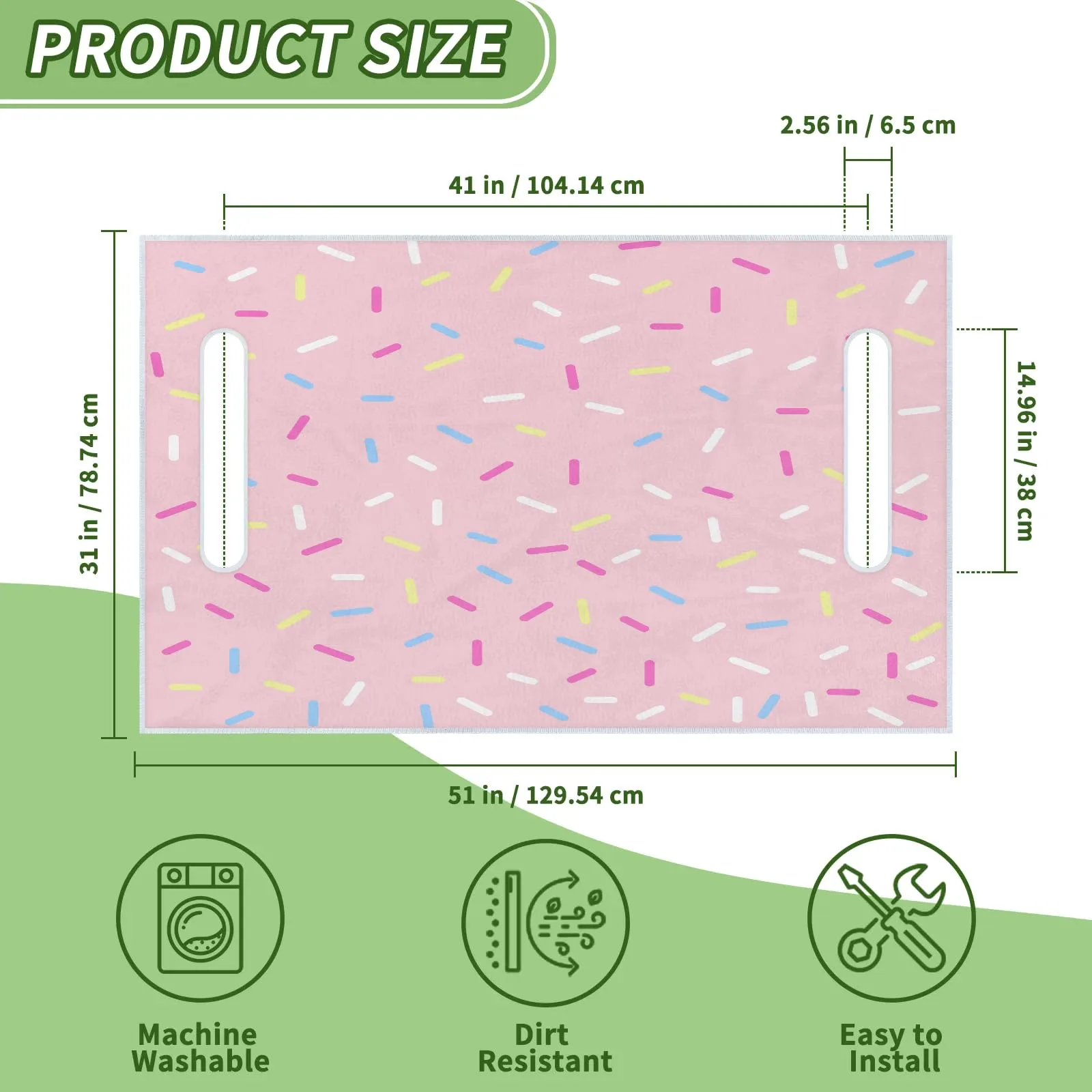 Tiveruda Golf Cart Seat Cover for Double Seats image 2
