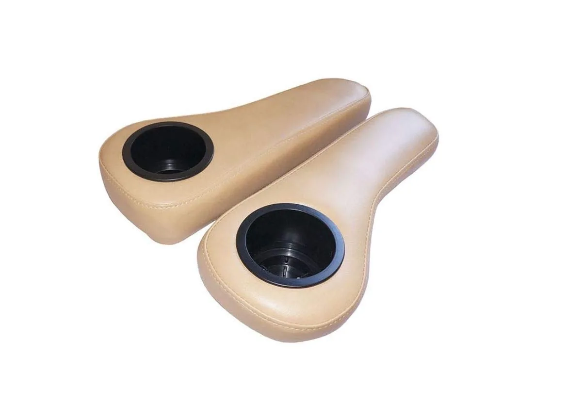 3G K1483 Beige Rear Seat Arm Rests for Golf Carts