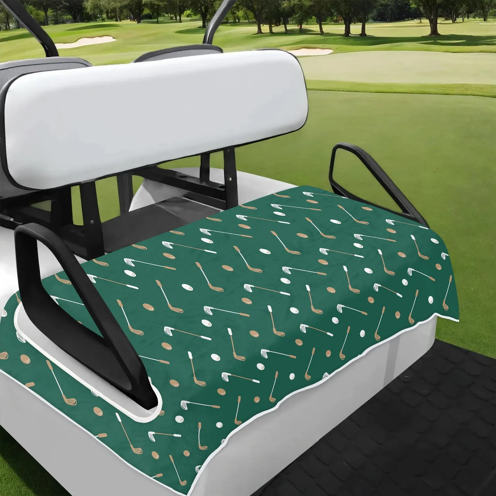 Tiveruda Golf Cart Seat Cover for Double Seats