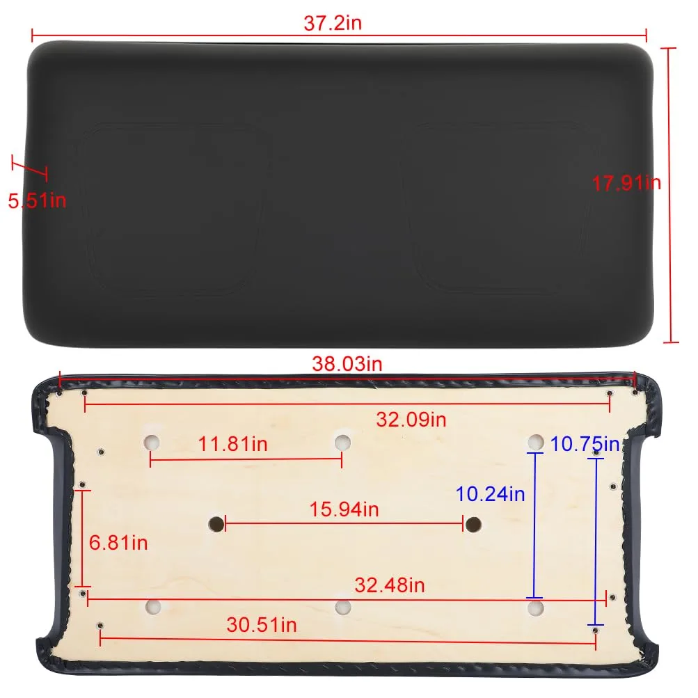 OCPTY Golf Cart Seat Cushion for EZGO TXT and Club Car DS image 4