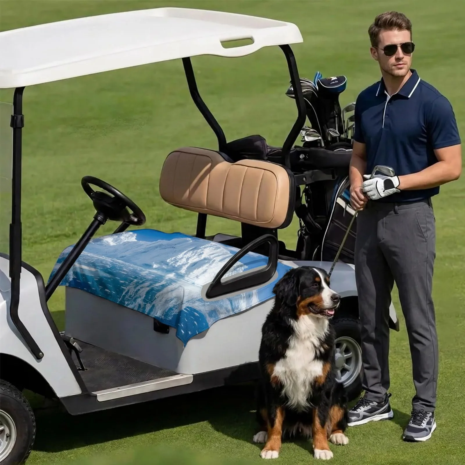 DecorLovee Golf Cart Seat Cover 51 x 31 Inch image 3