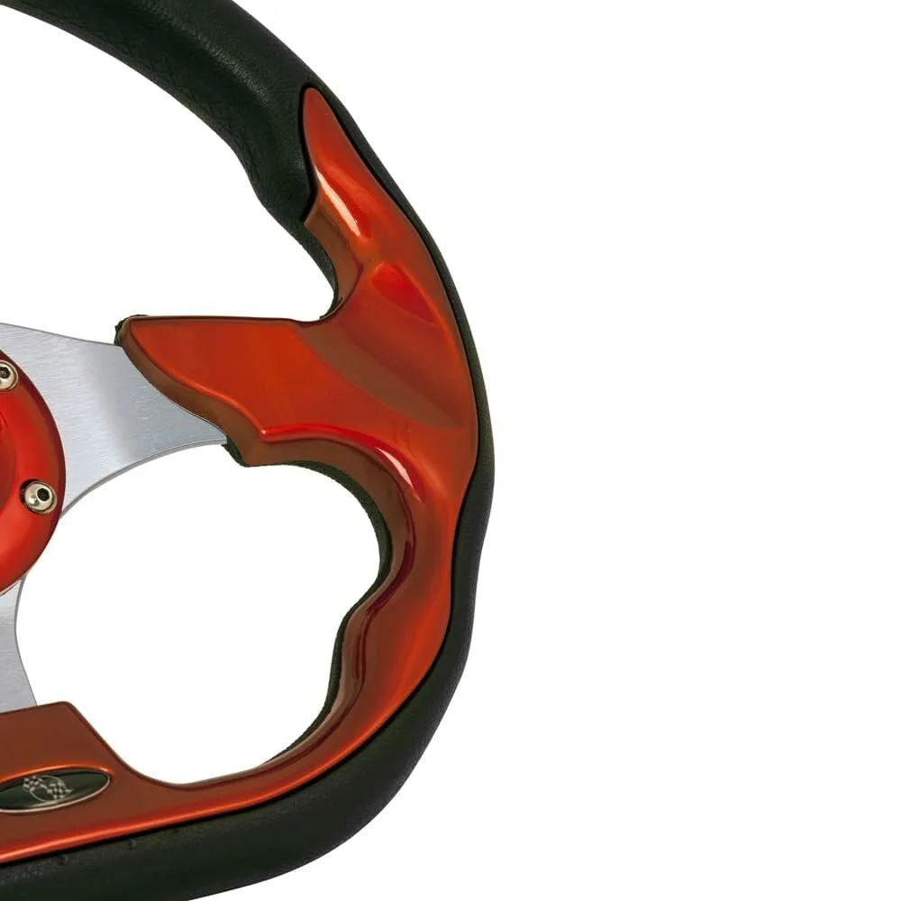 GTW 12.5-Inch Red Steering Wheel for Yamaha Golf Carts image 3